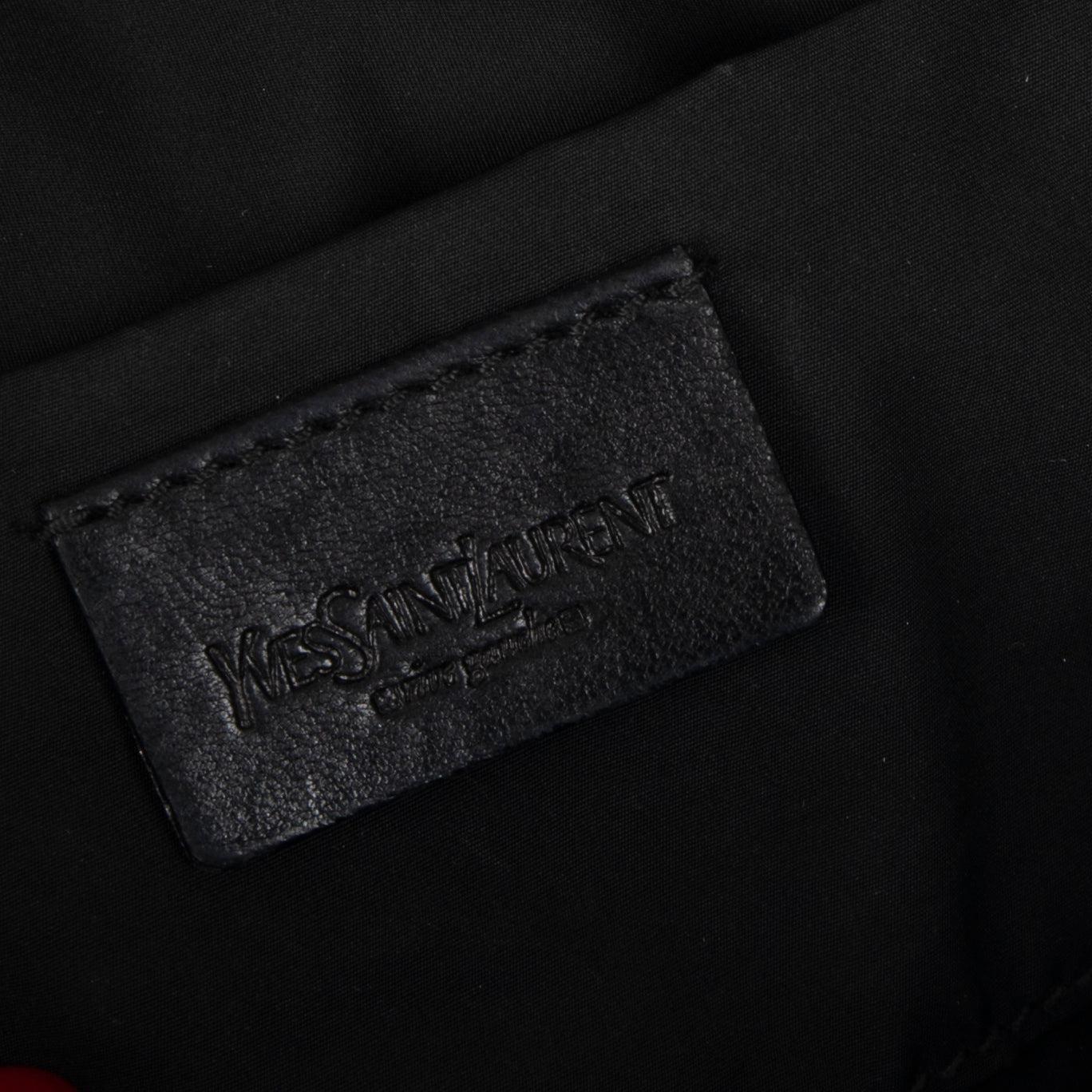 Saint Laurent Y Mail Patent Leather Handle Bag