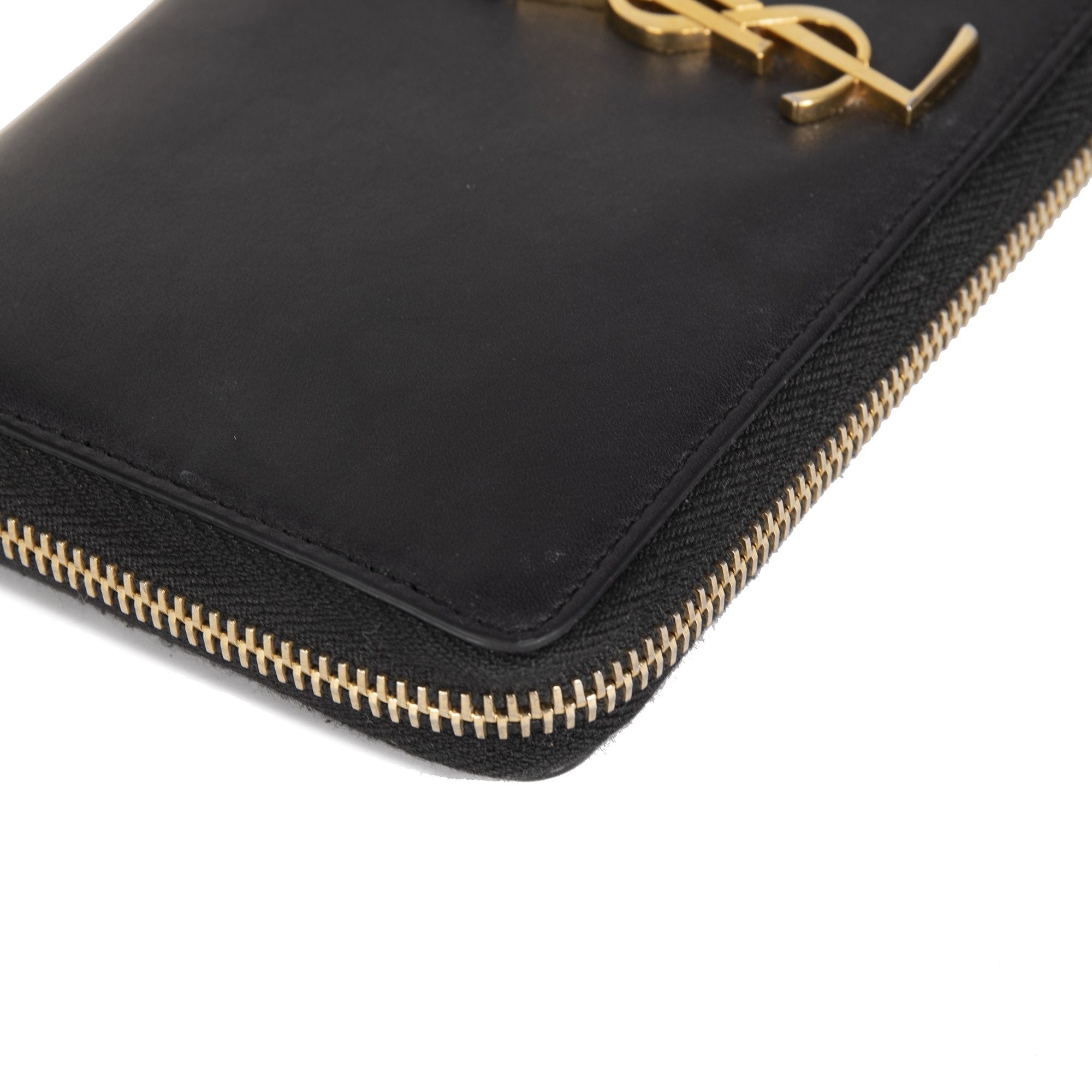 Saint Laurent YSL Line Zip Around Wallet