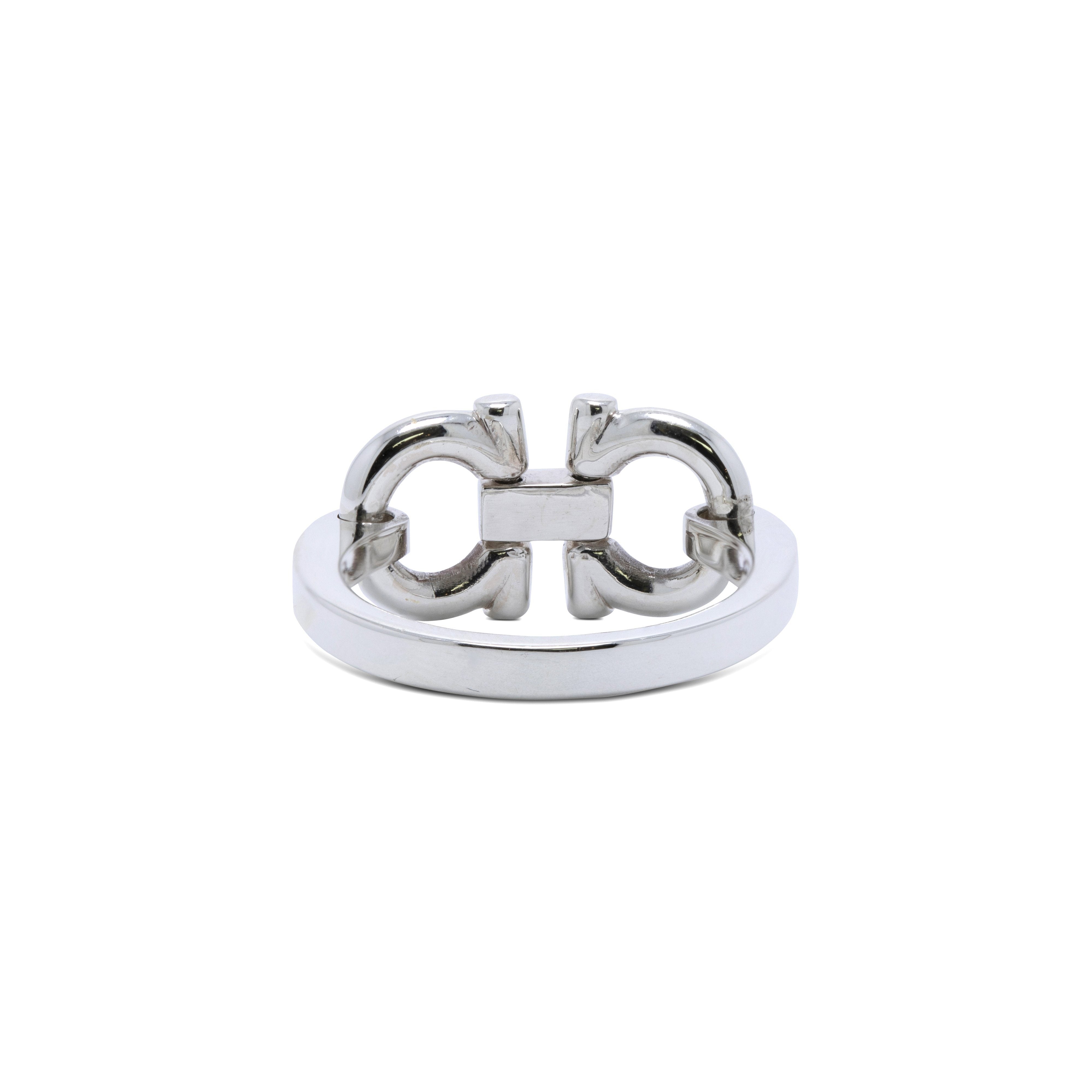 Salvatore Ferragamo Double Gancio Ring