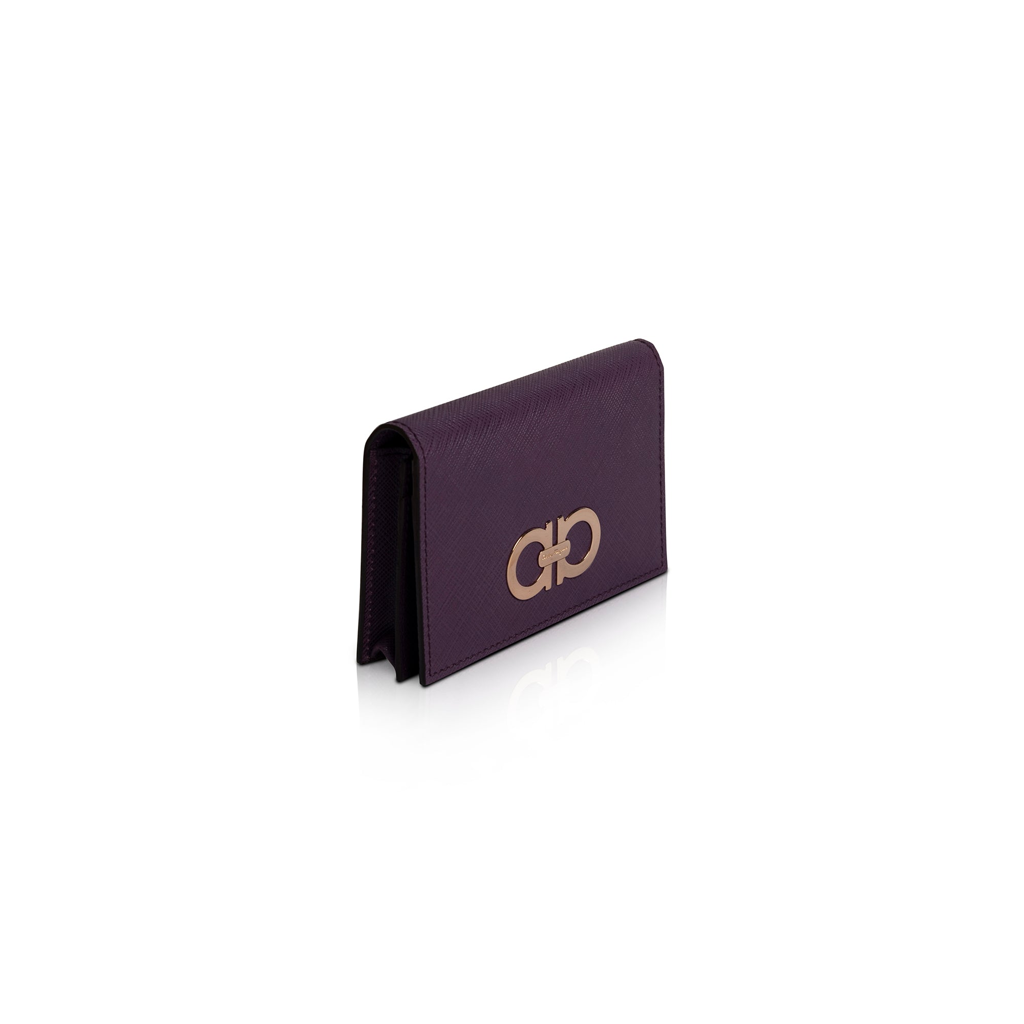 Salvatore Ferragamo Gancini Credit Card Holder w/ Box