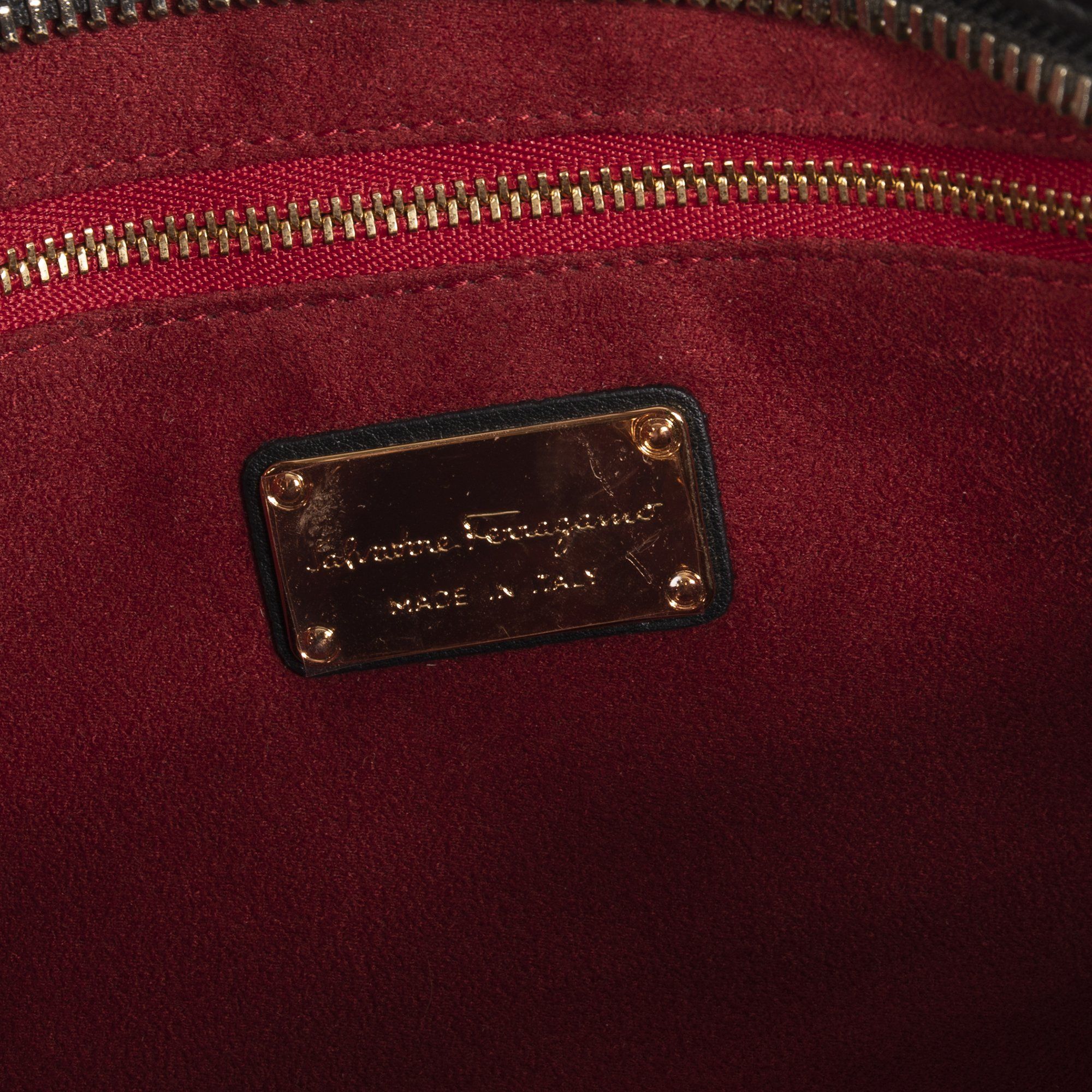 Salvatore Ferragamo Leopard Print Pony Hair Emmy Tote