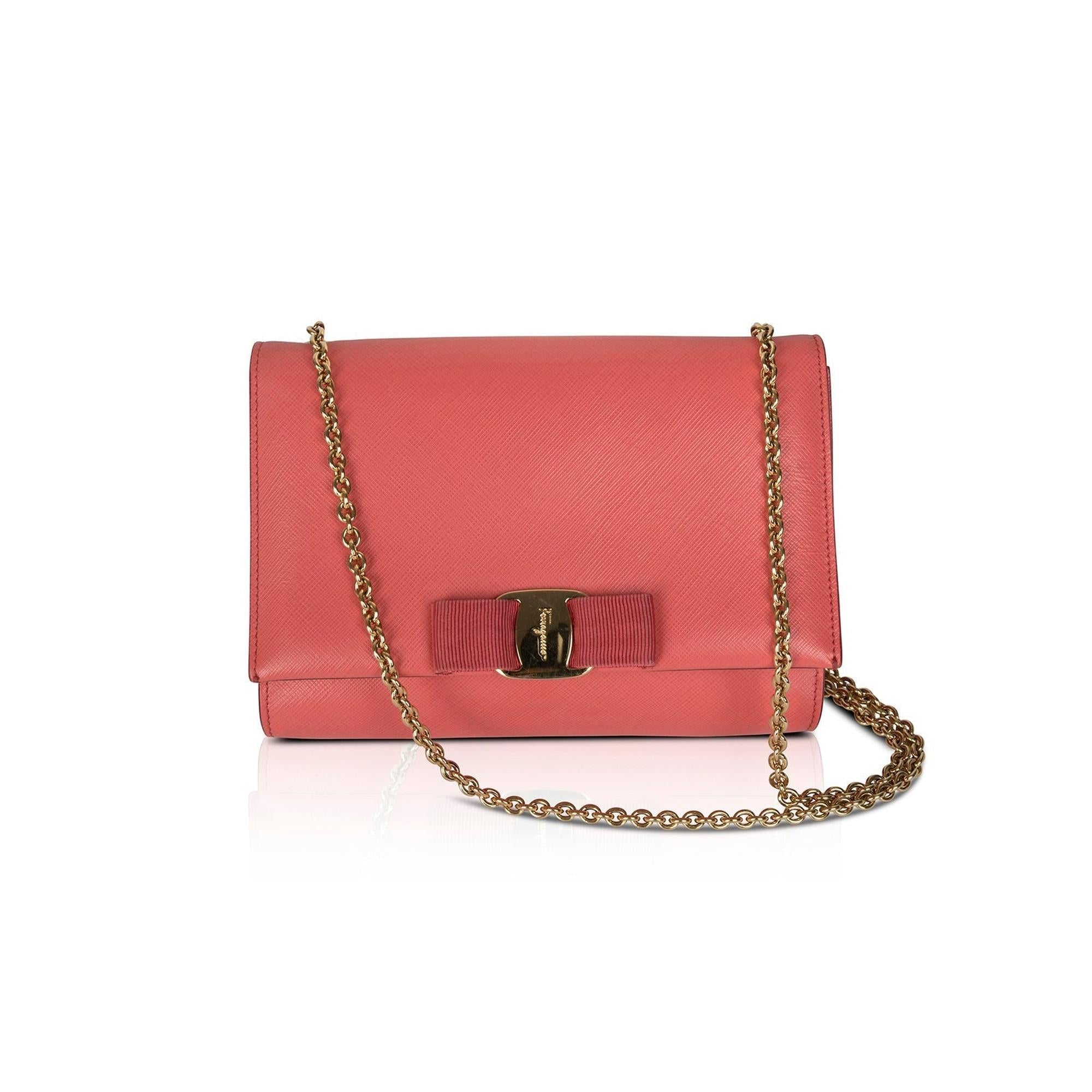 Salvatore Ferragamo Miss Vara Bow Wallet On Chain