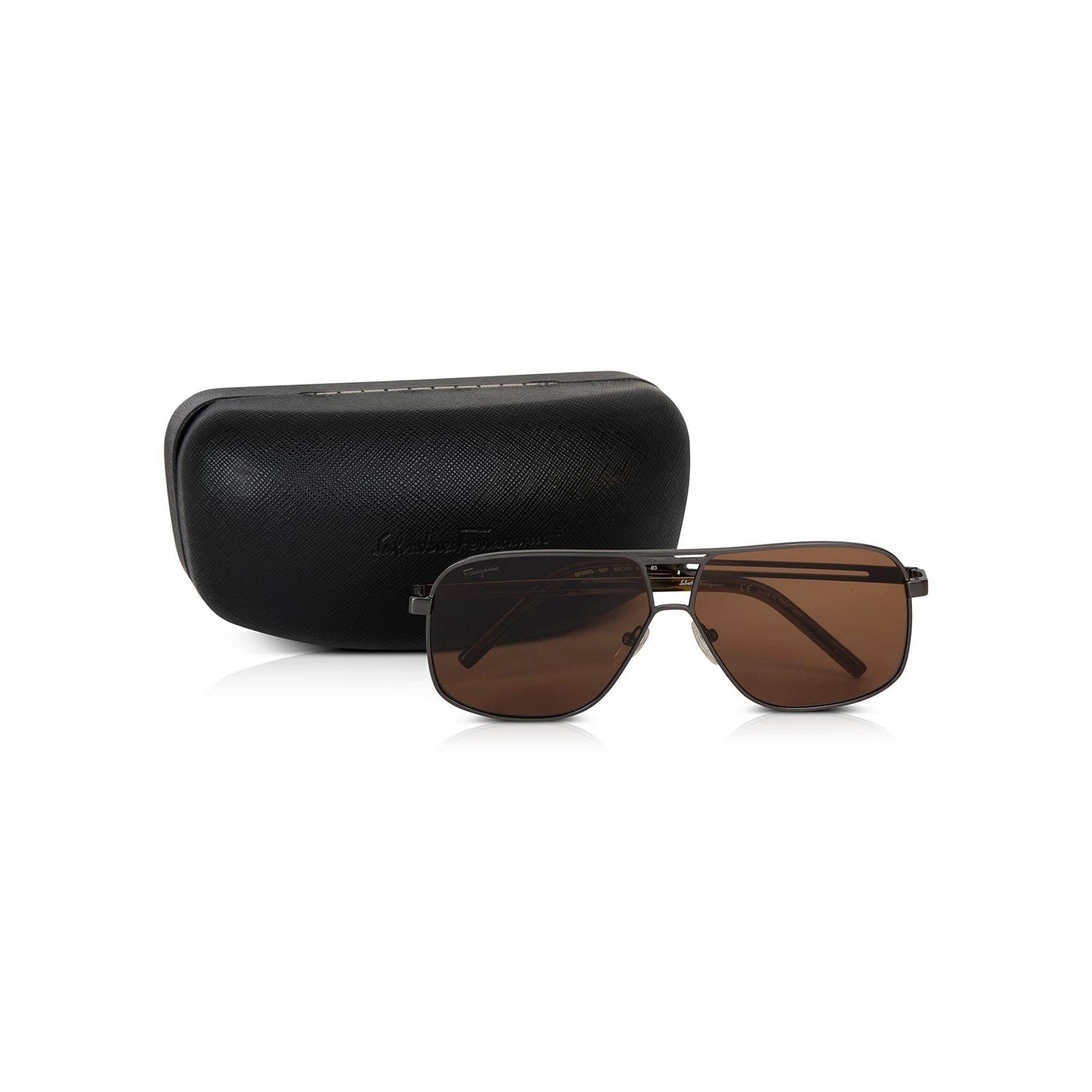 Salvatore Ferragamo SF292S Aviator Sunglasses w/ Case