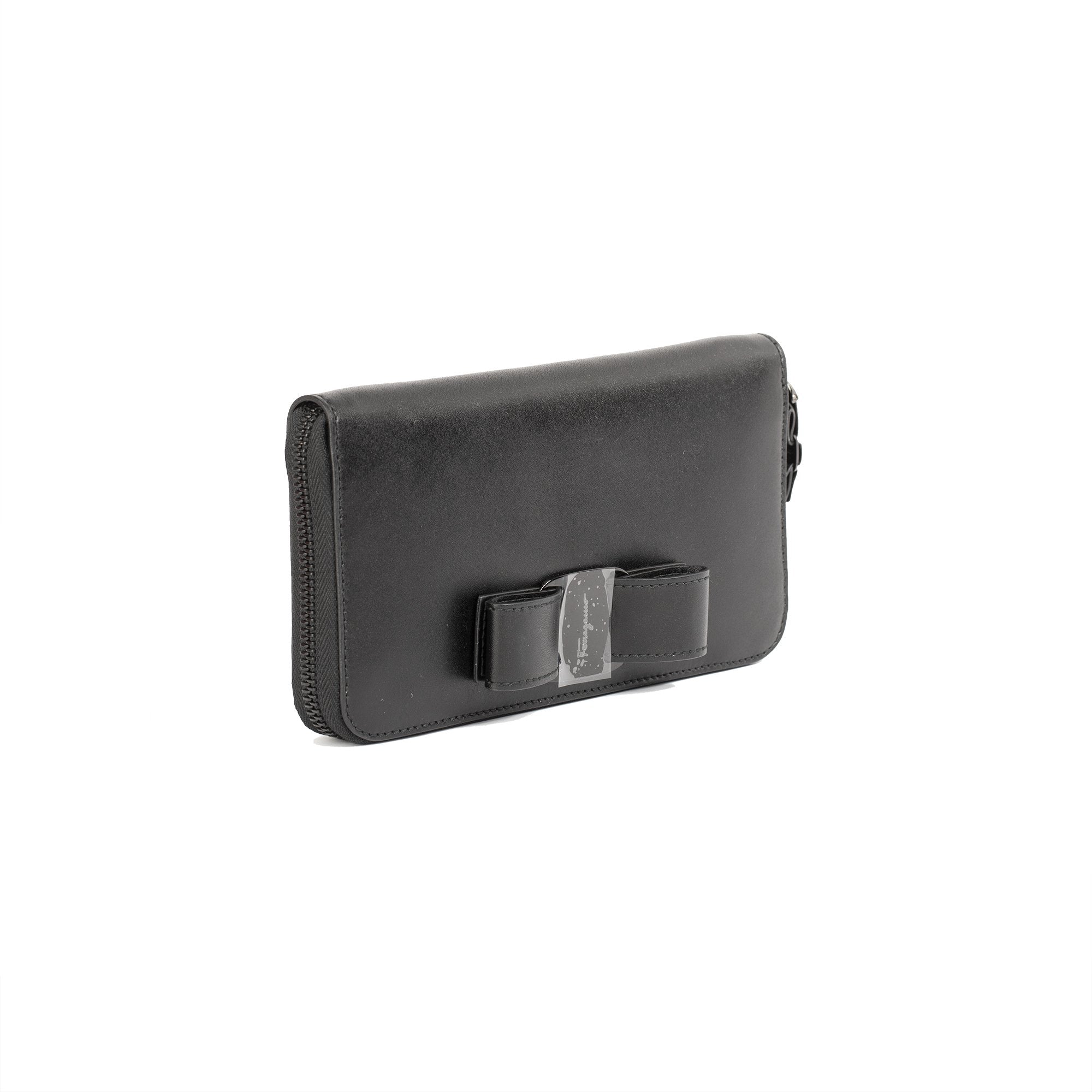 Salvatore Ferragamo Vara Bow Zip Wallet w/ Box