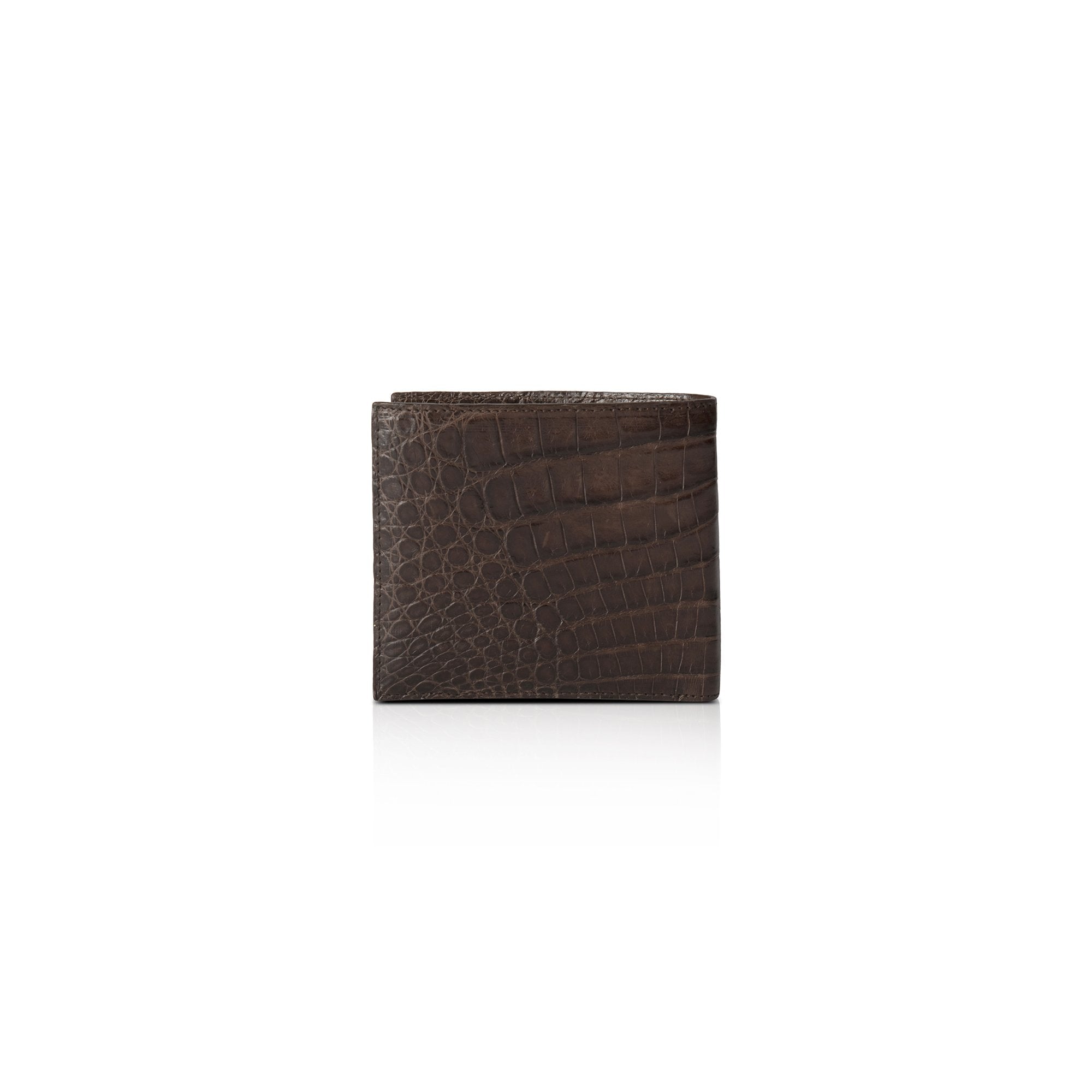 Santiago Gonzalez Crocodile Bifold Wallet w/ Box