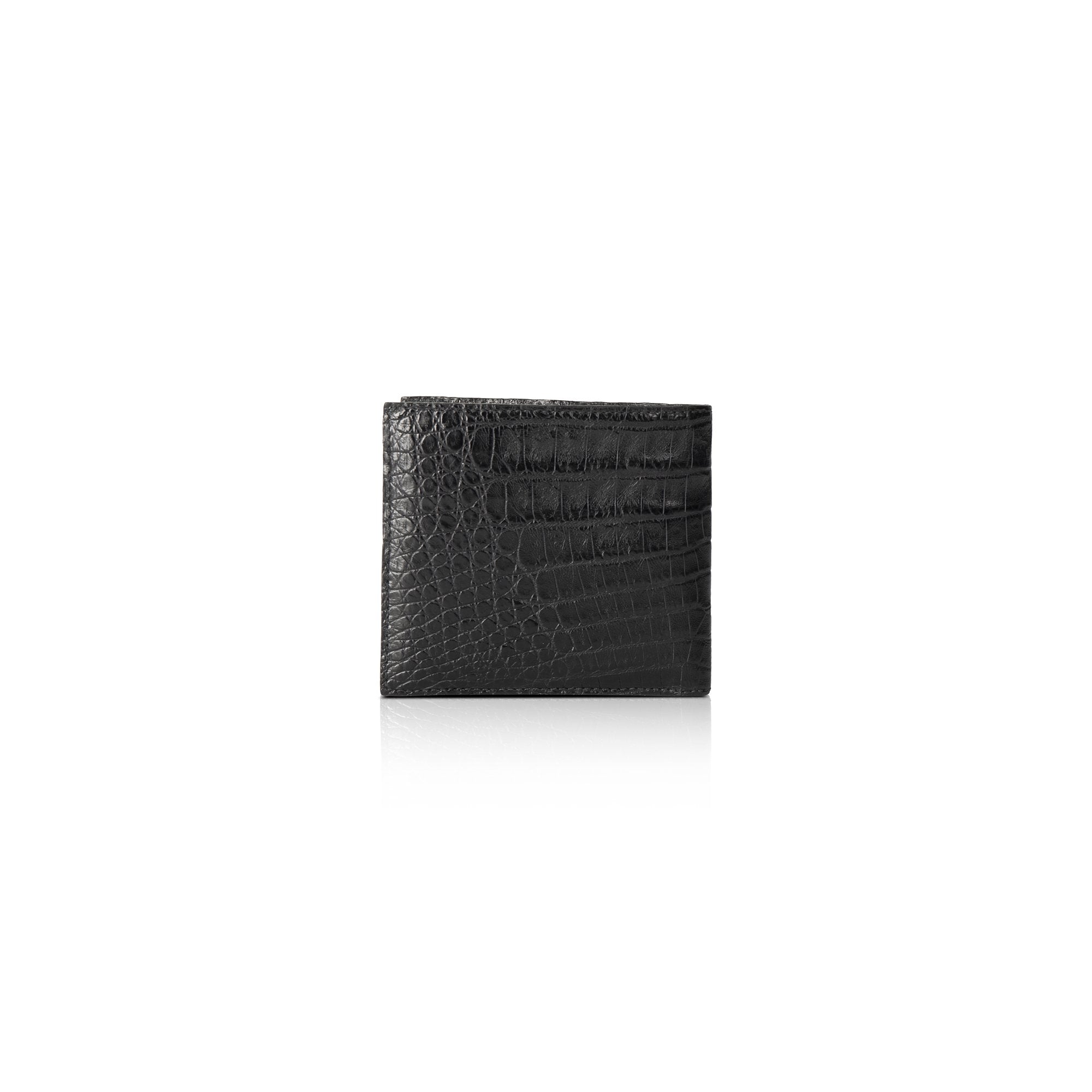 Santiago Gonzalez Crocodile Bifold Wallet w/ Box