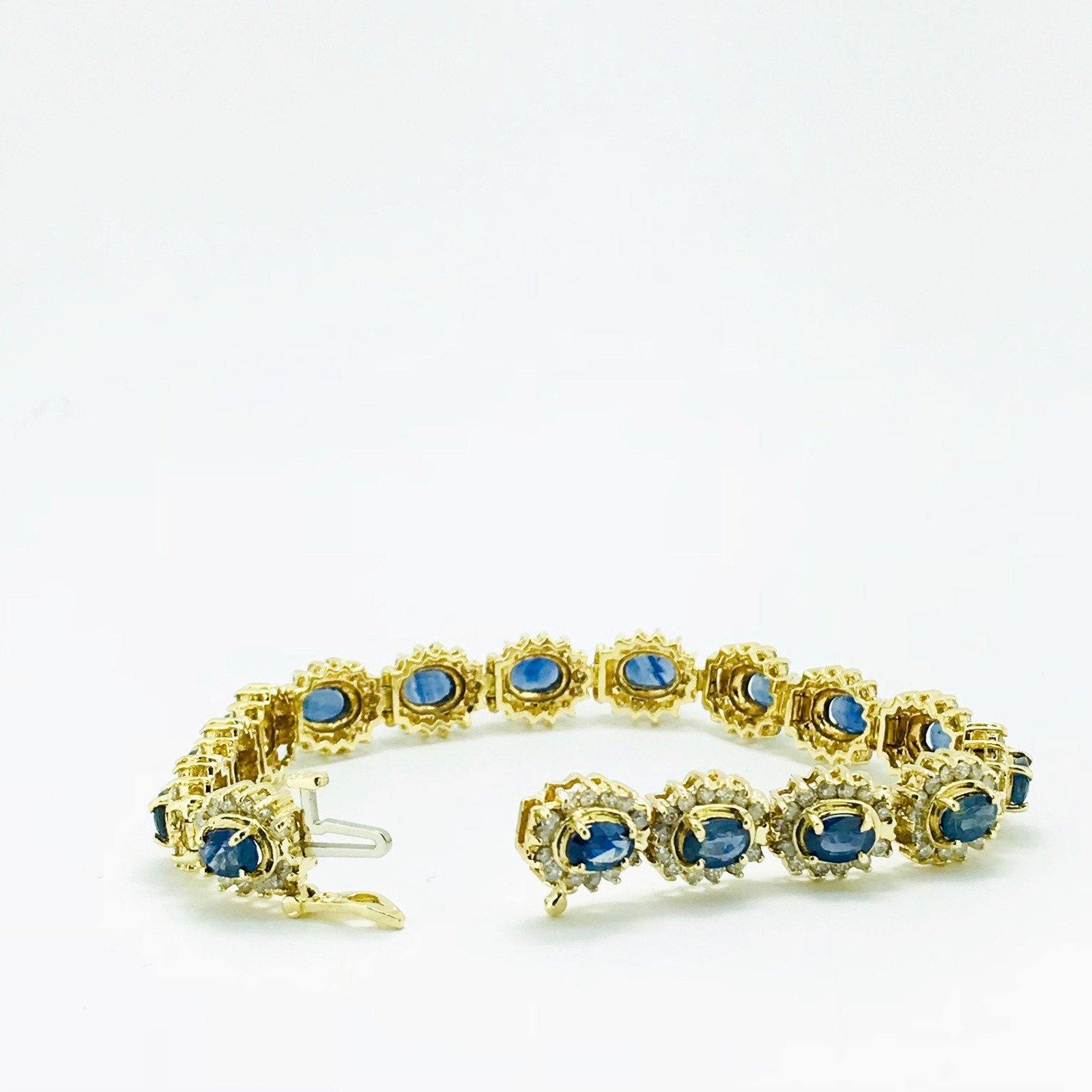Sapphire and Diamond Bracelet