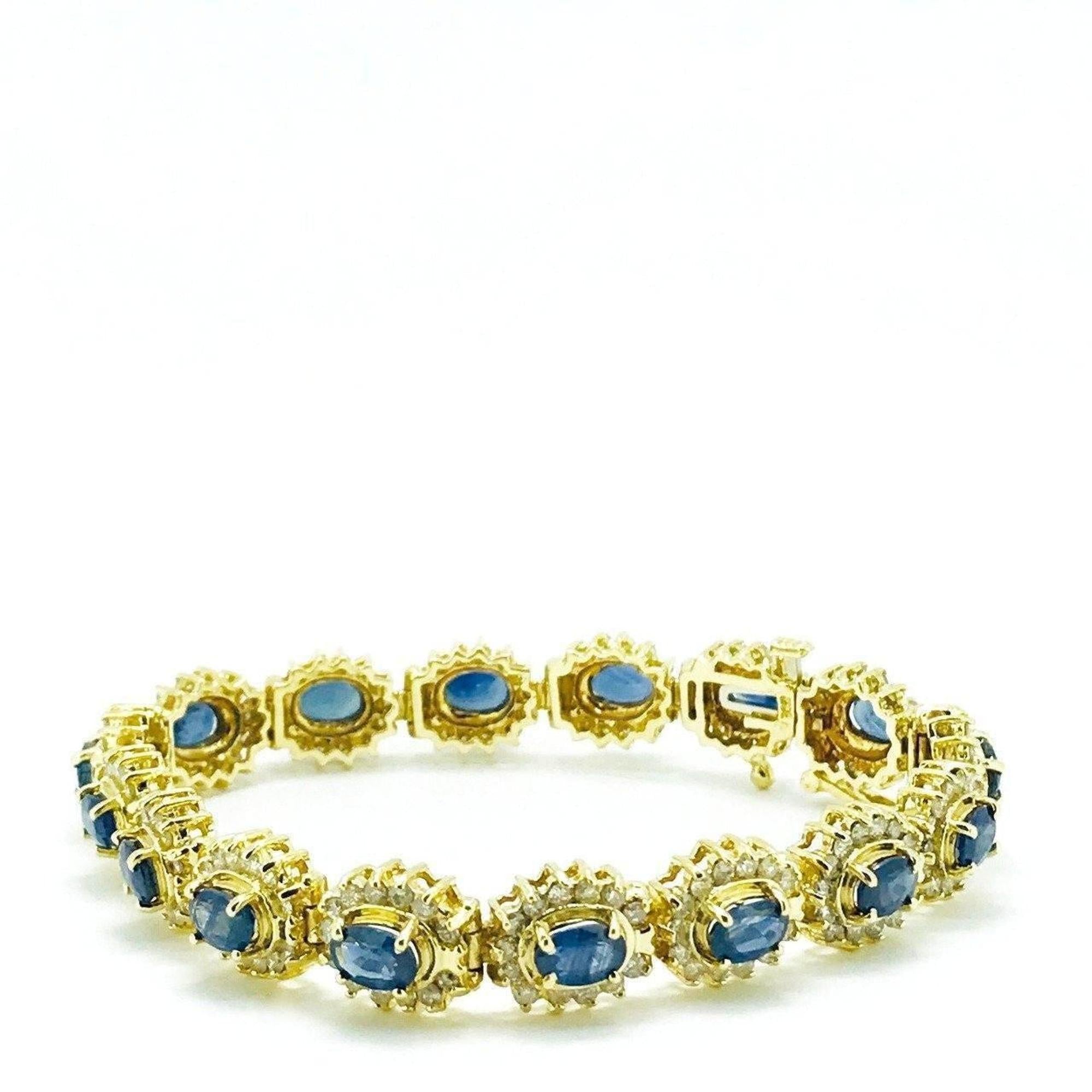 Sapphire and Diamond Bracelet