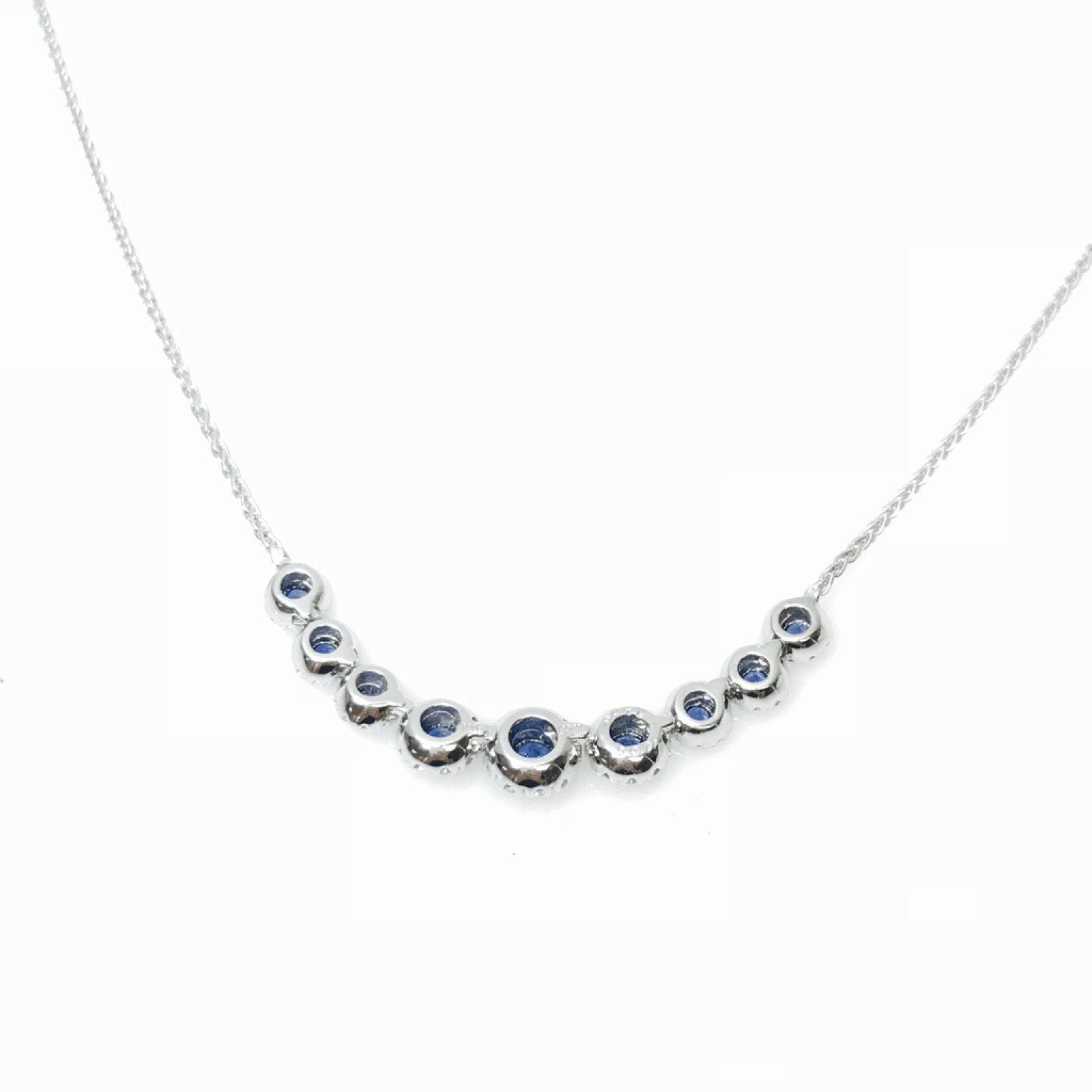 Sapphire and Diamond Necklace