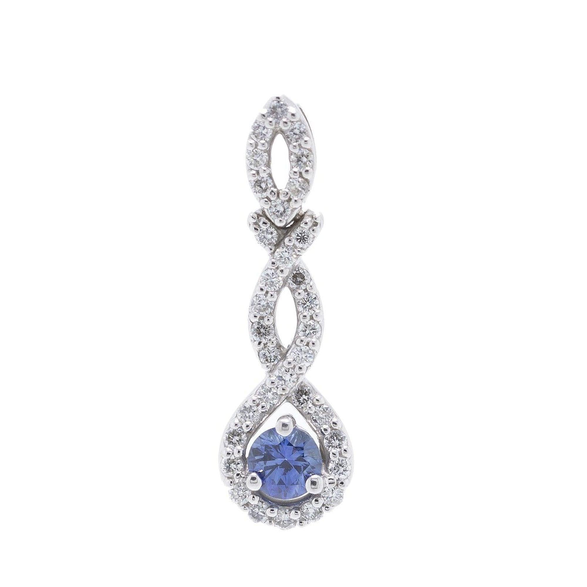 Sapphire and Diamond Pendant