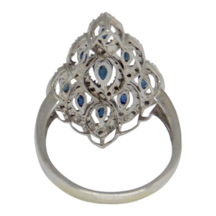 Sapphire and Diamond Ring