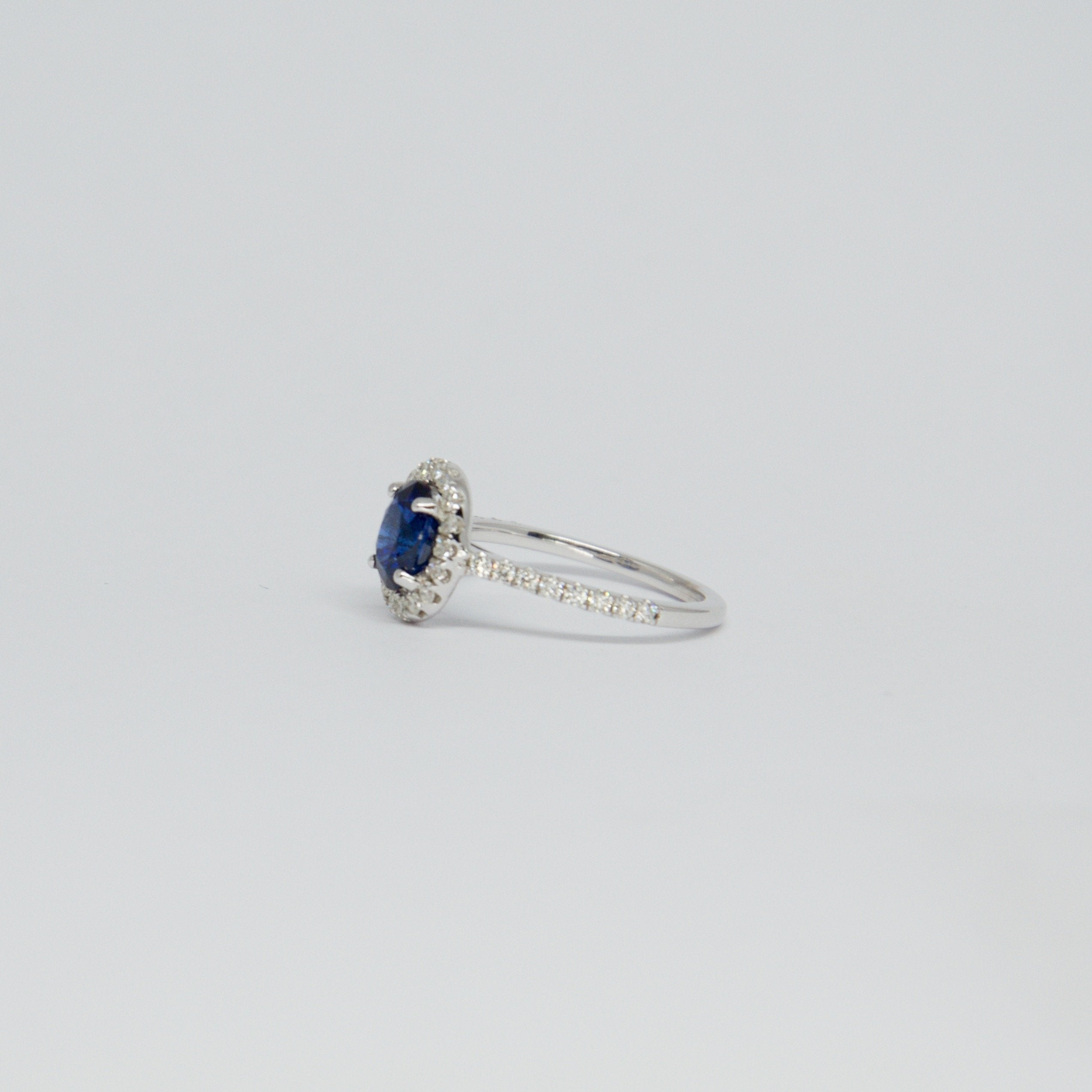 Sapphire and Diamond Ring
