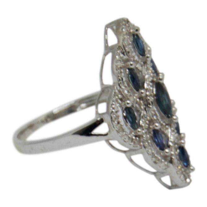 Sapphire and Diamond Ring