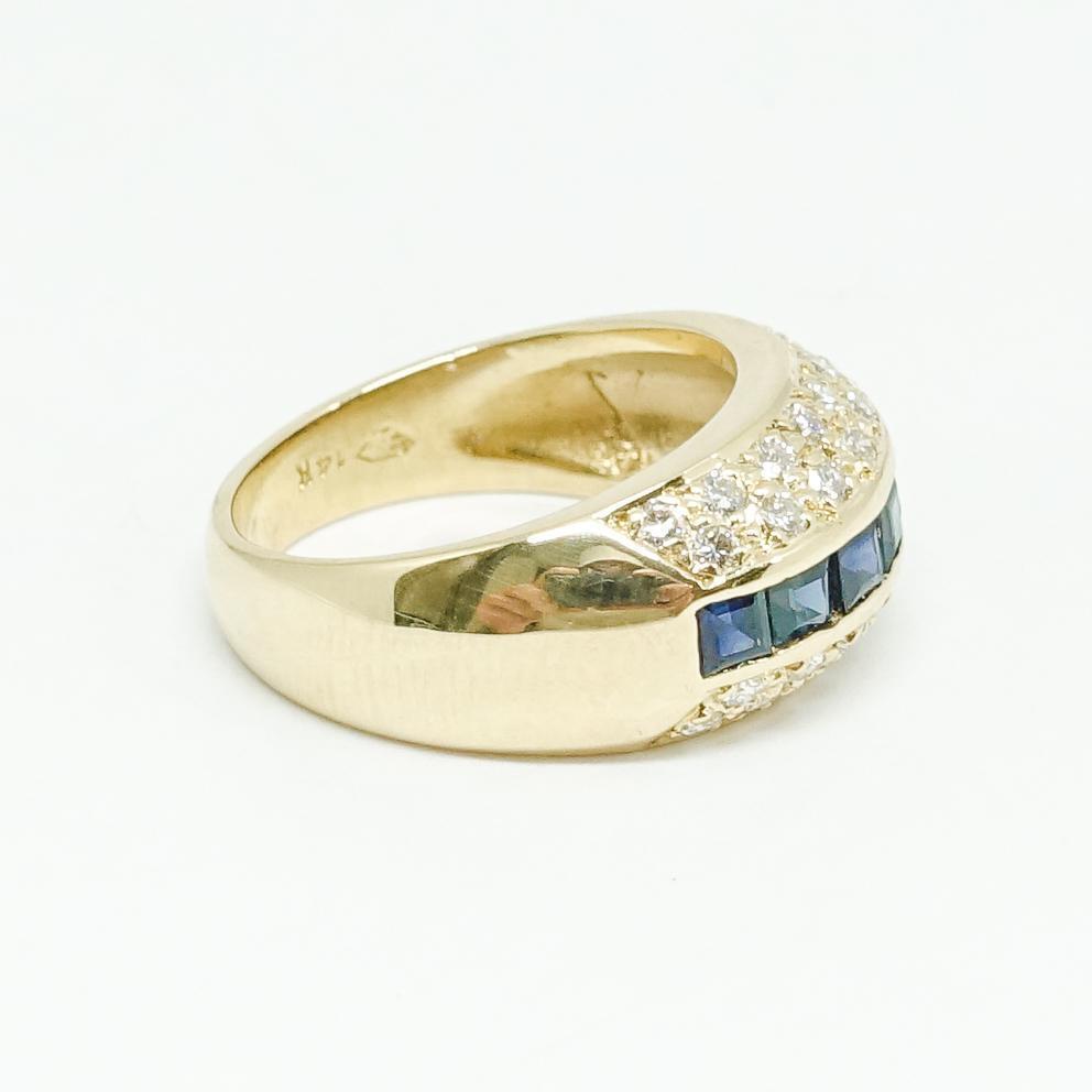 Sapphire and Diamond Ring