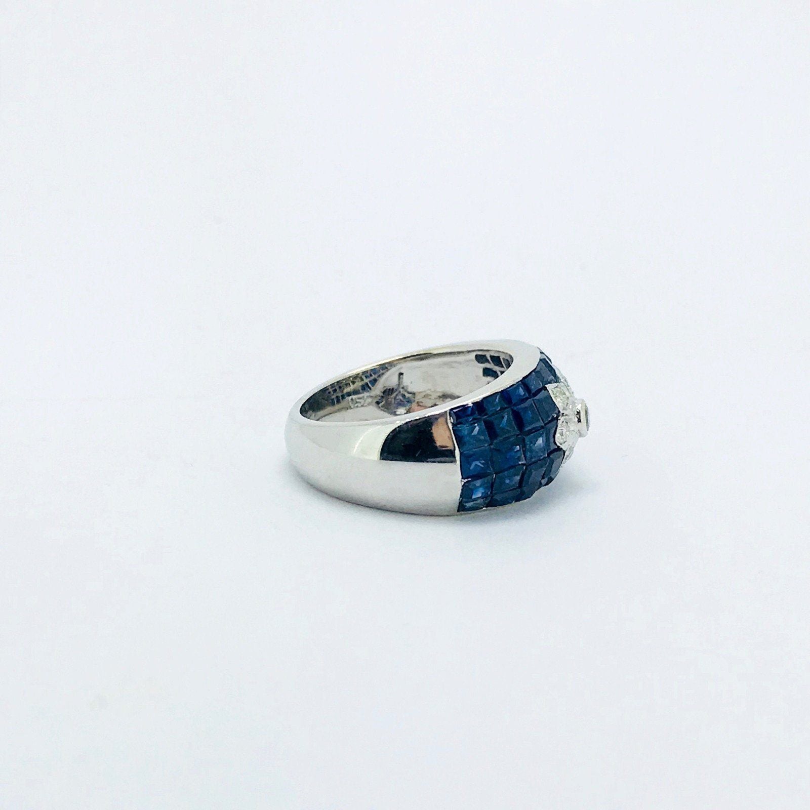 Sapphire and Diamond Ring