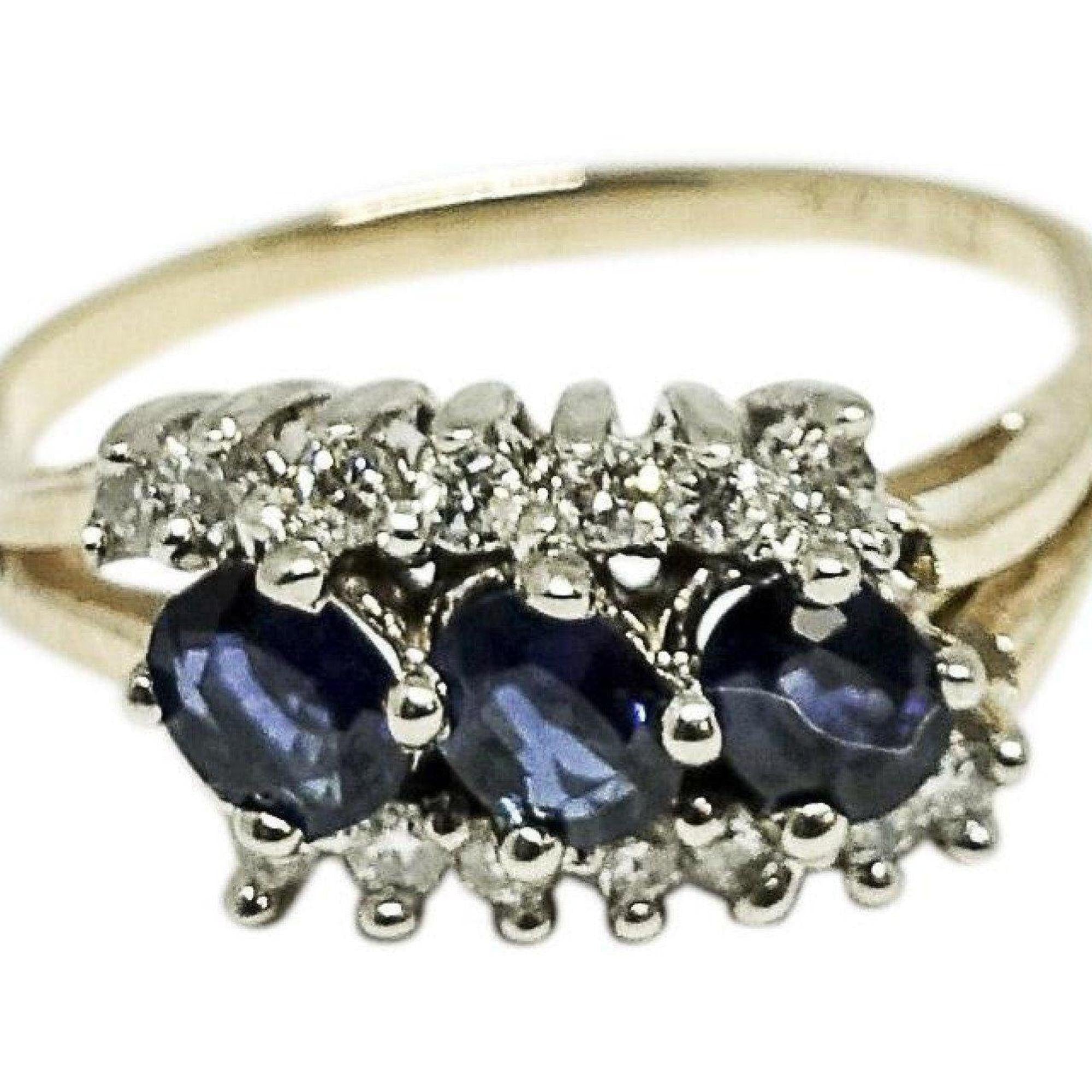 Sapphire and Diamond Ring