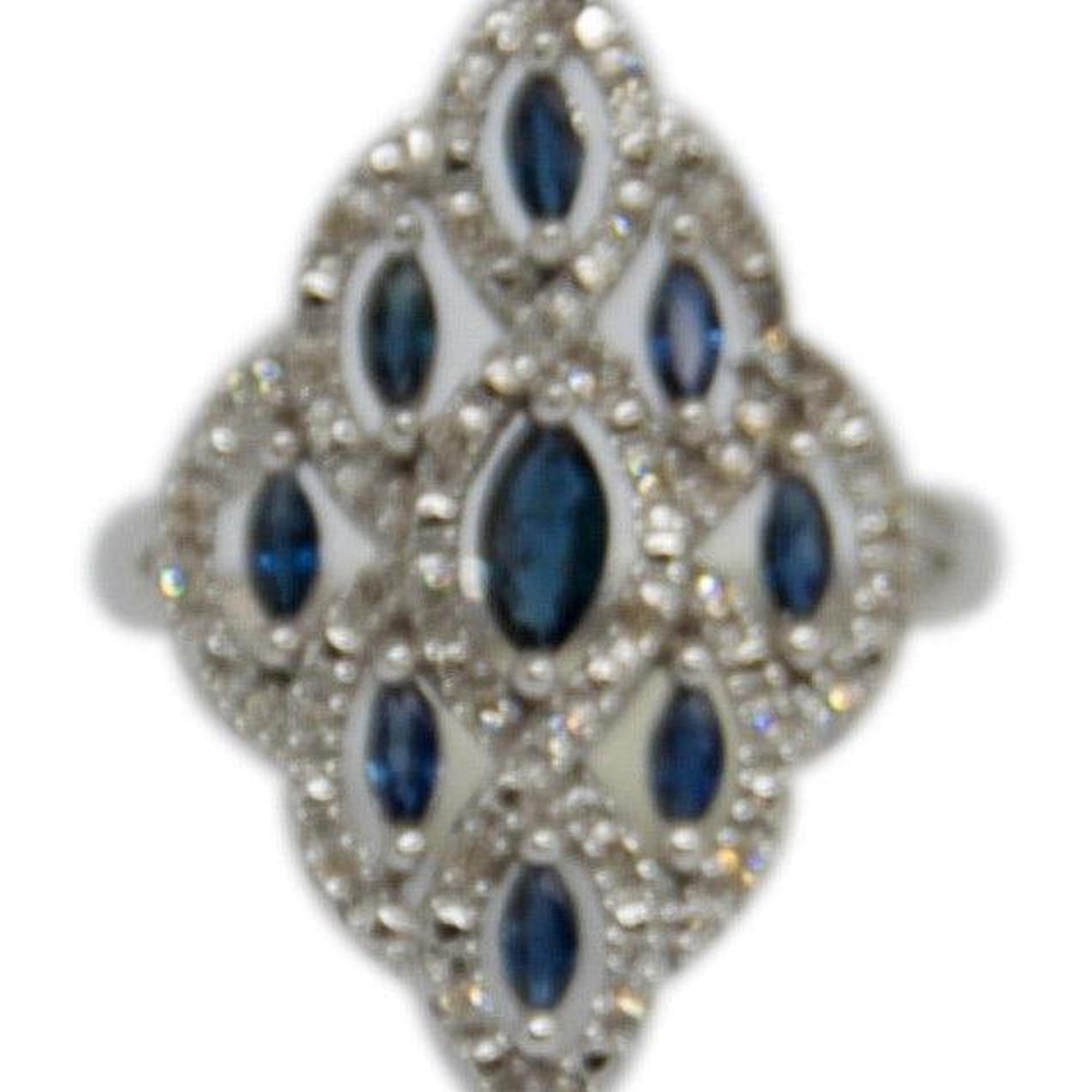 Sapphire and Diamond Ring