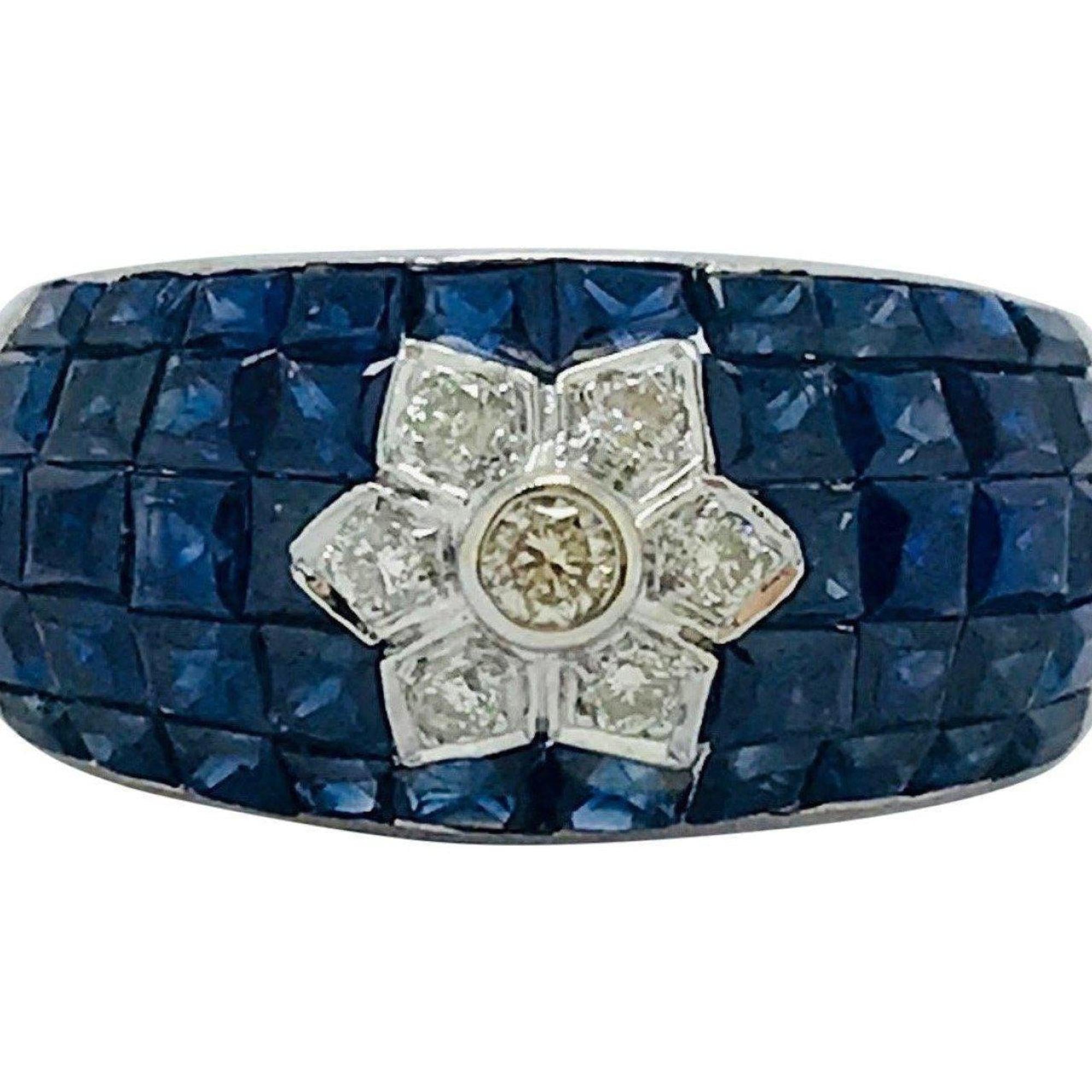 Sapphire and Diamond Ring