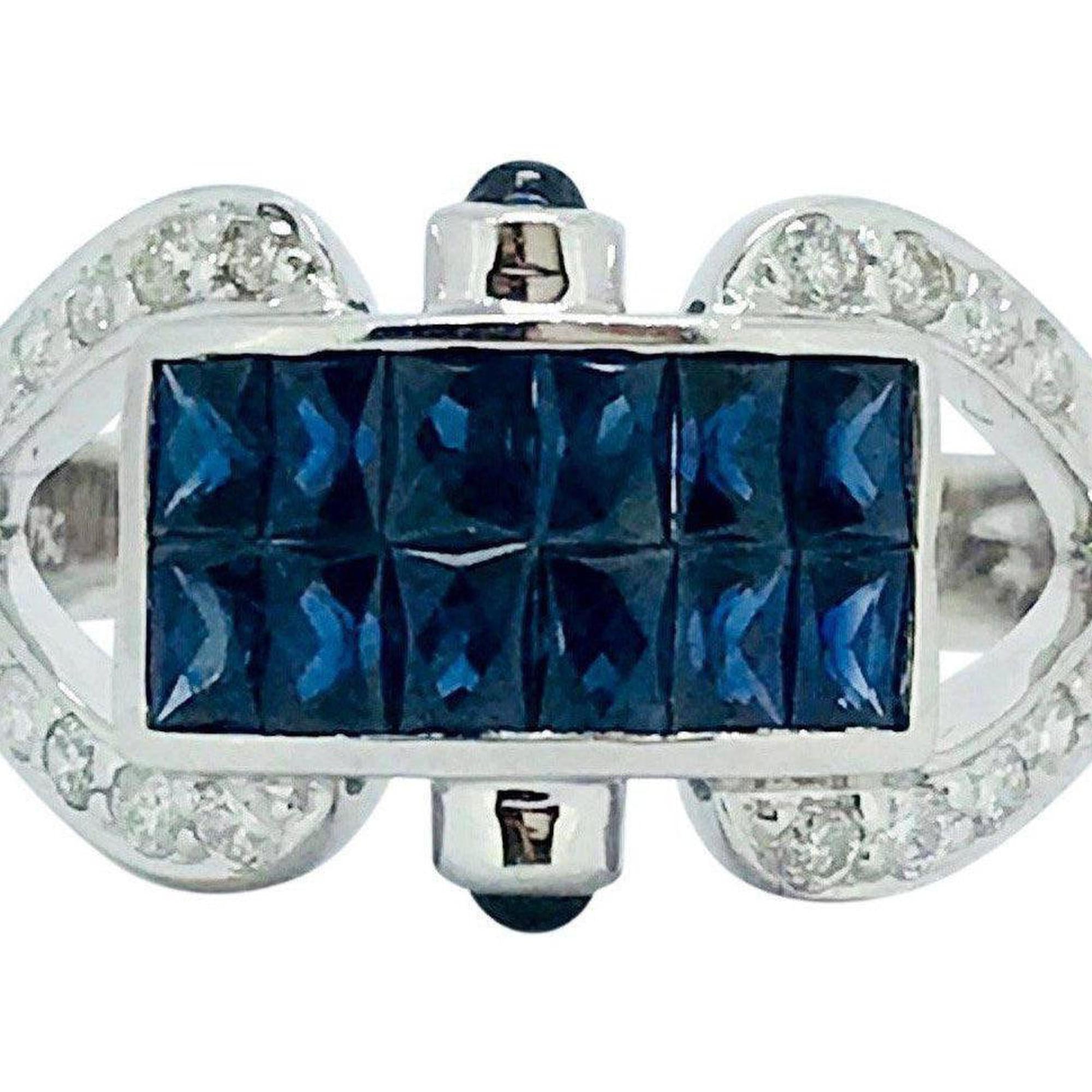 Sapphire and Diamond Ring