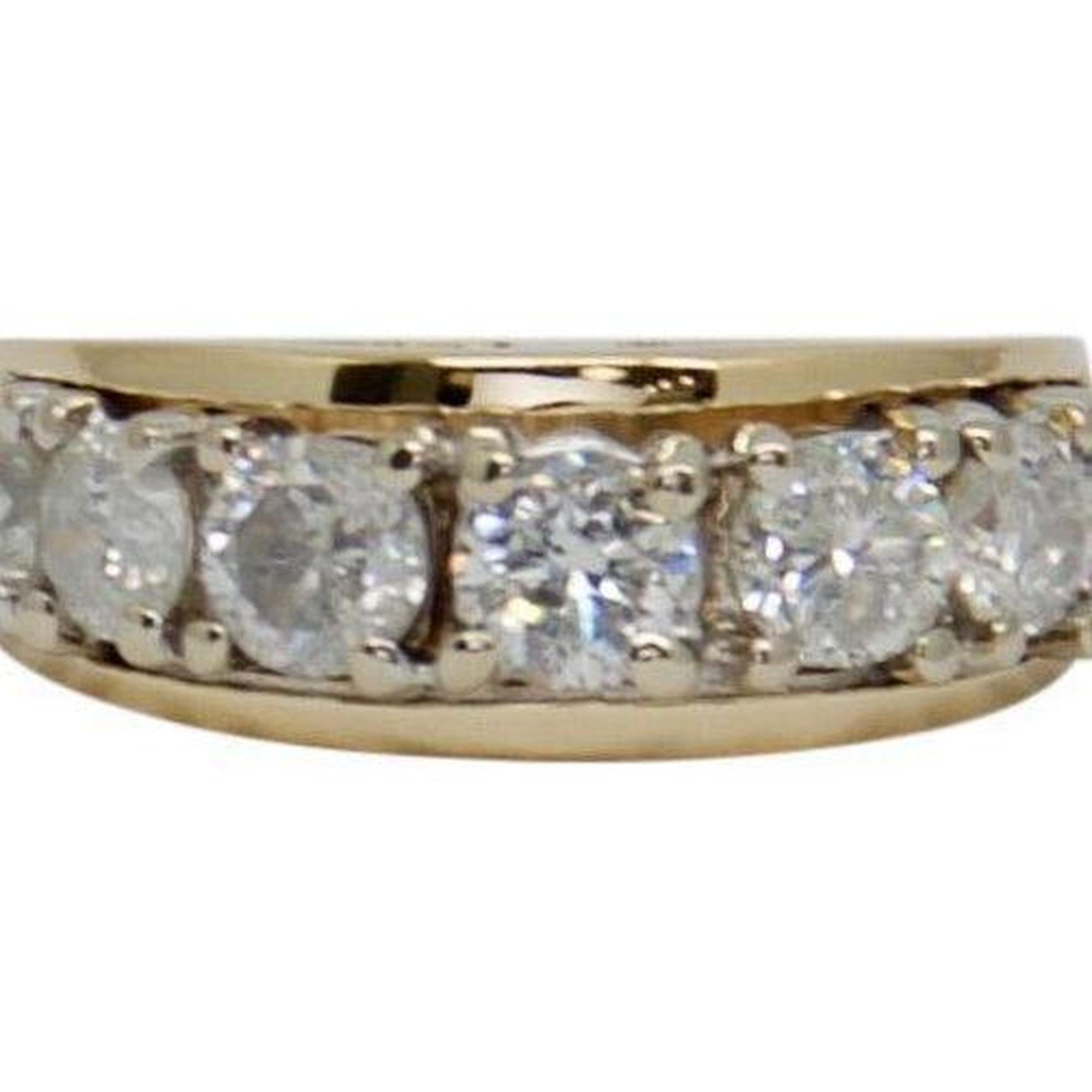 Single Row Diamond Band Ring