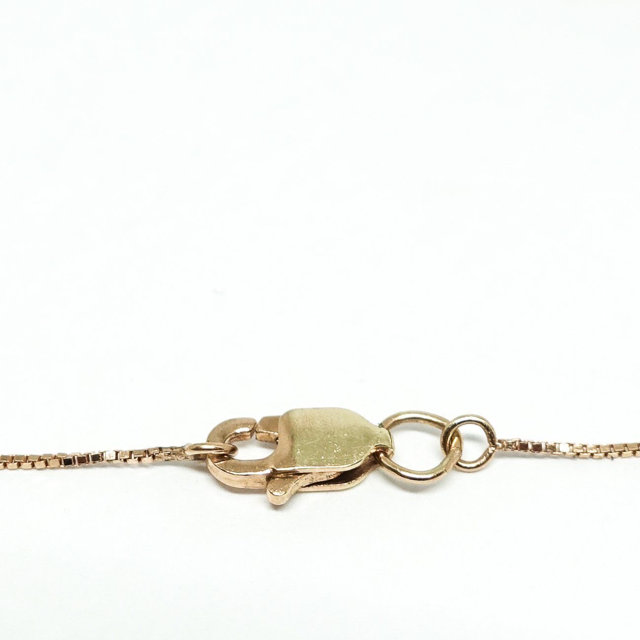 Smoky Quartz and Diamond Pendant on a 18" Chain in 14kt Yellow Gold
