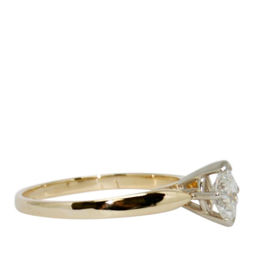 Solitaire Marquise Cut Diamond Engagement Ring