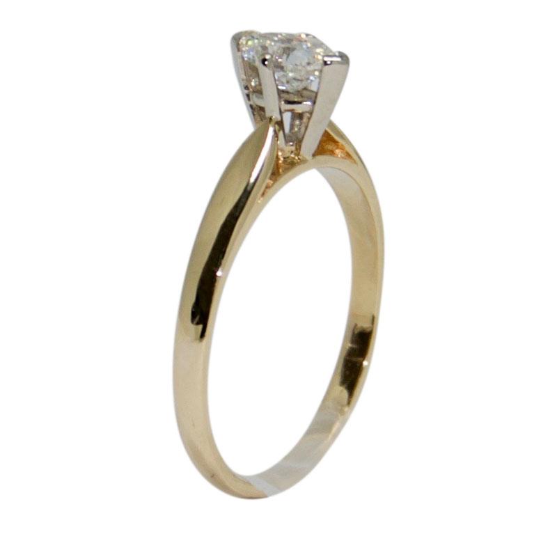 Solitaire Marquise Cut Diamond Engagement Ring