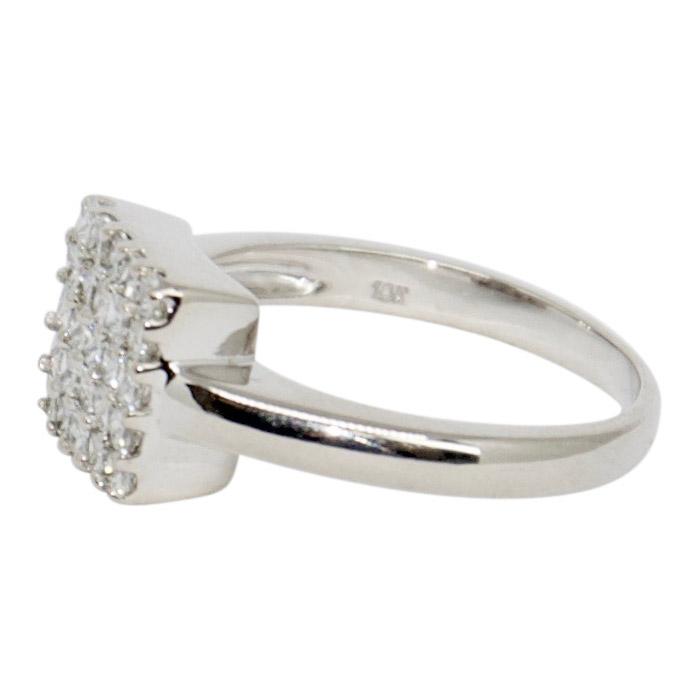 Square Top Diamond Ring