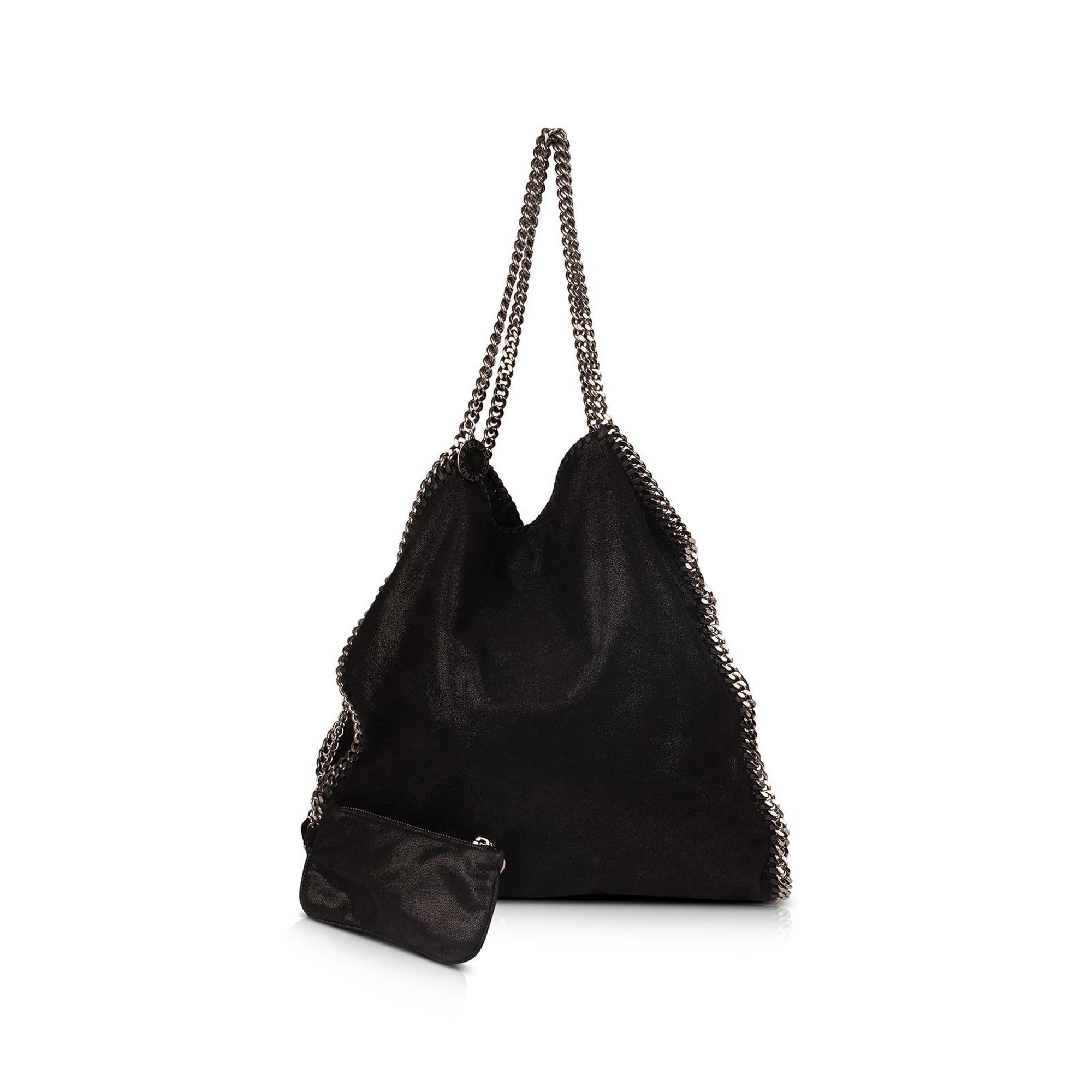 Stella McCartney Large Shaggy Deer Falabella Tote w/ Pouch