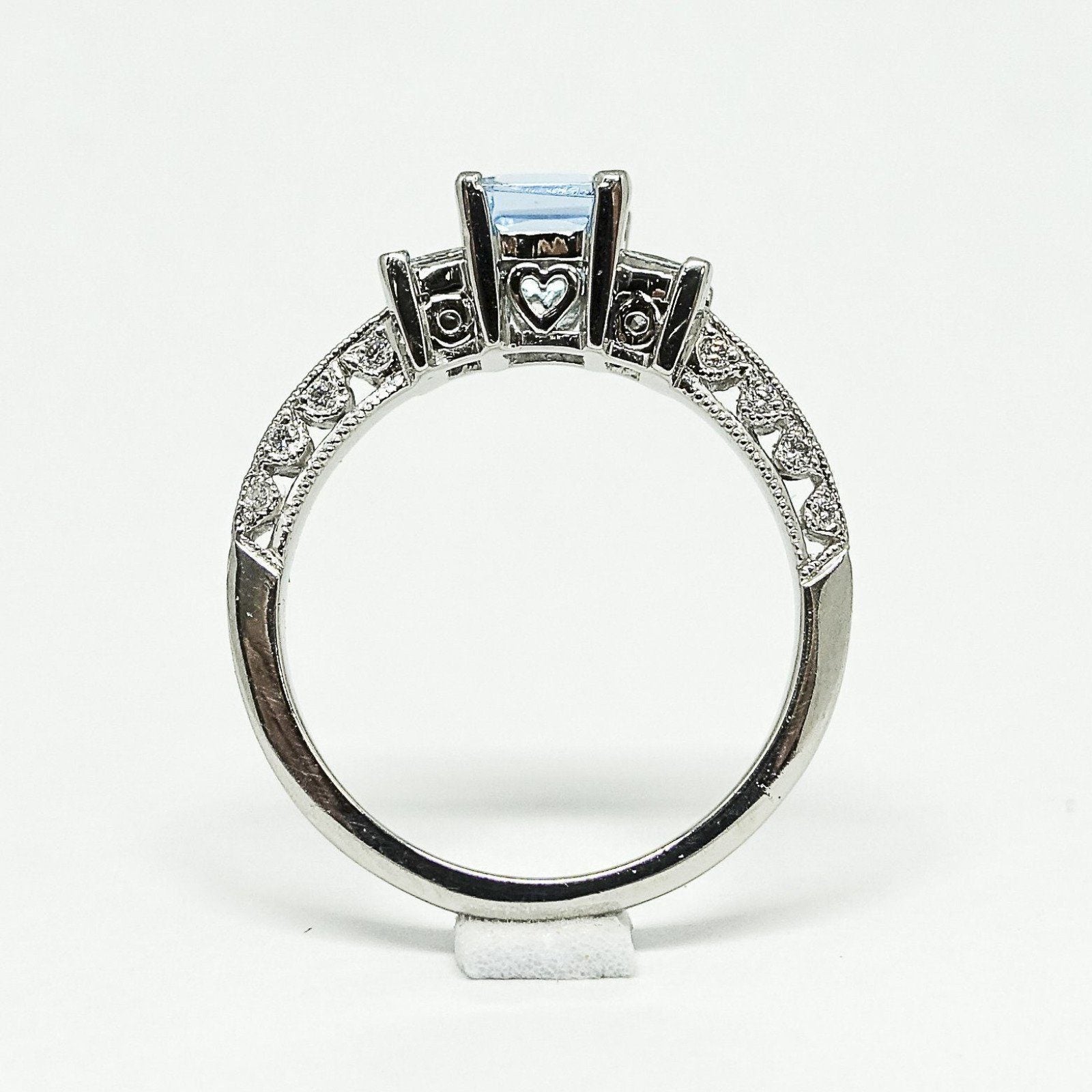 Tacori Blue Topaz and Diamond Engagement Ring