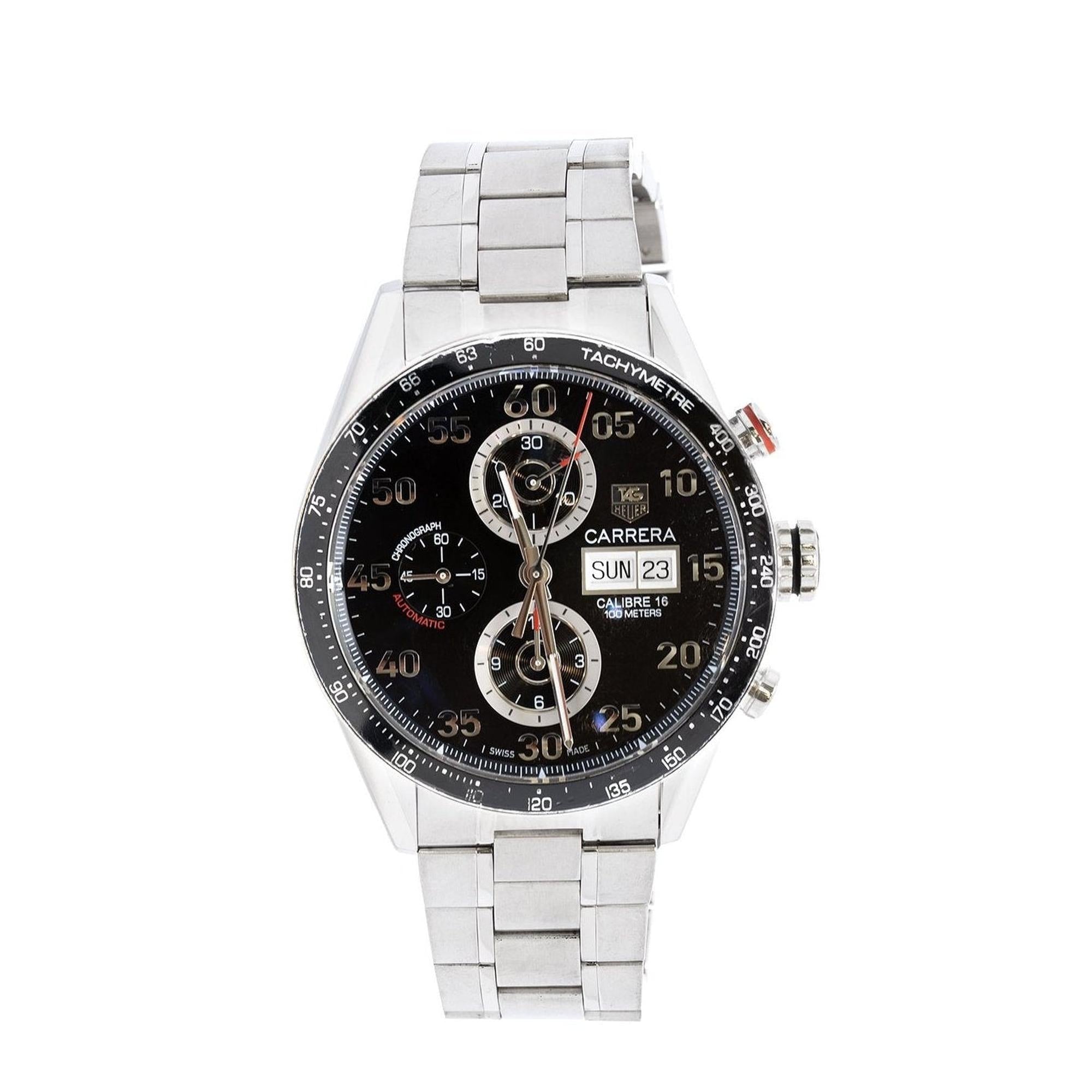 Tag Heuer Carrera Chronograph Watch w/ Box