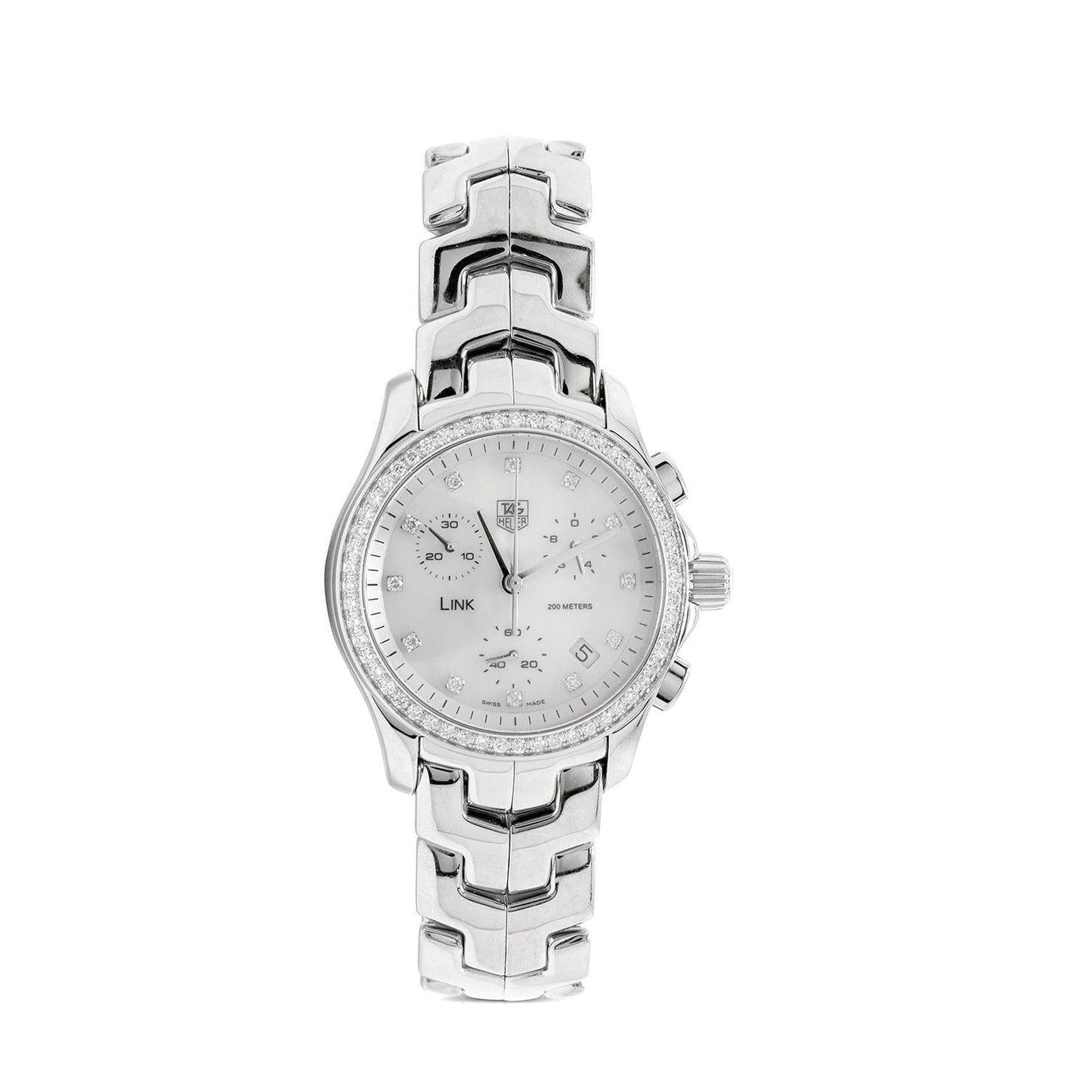 Tag Heuer Link Diamond Watch w/ Box