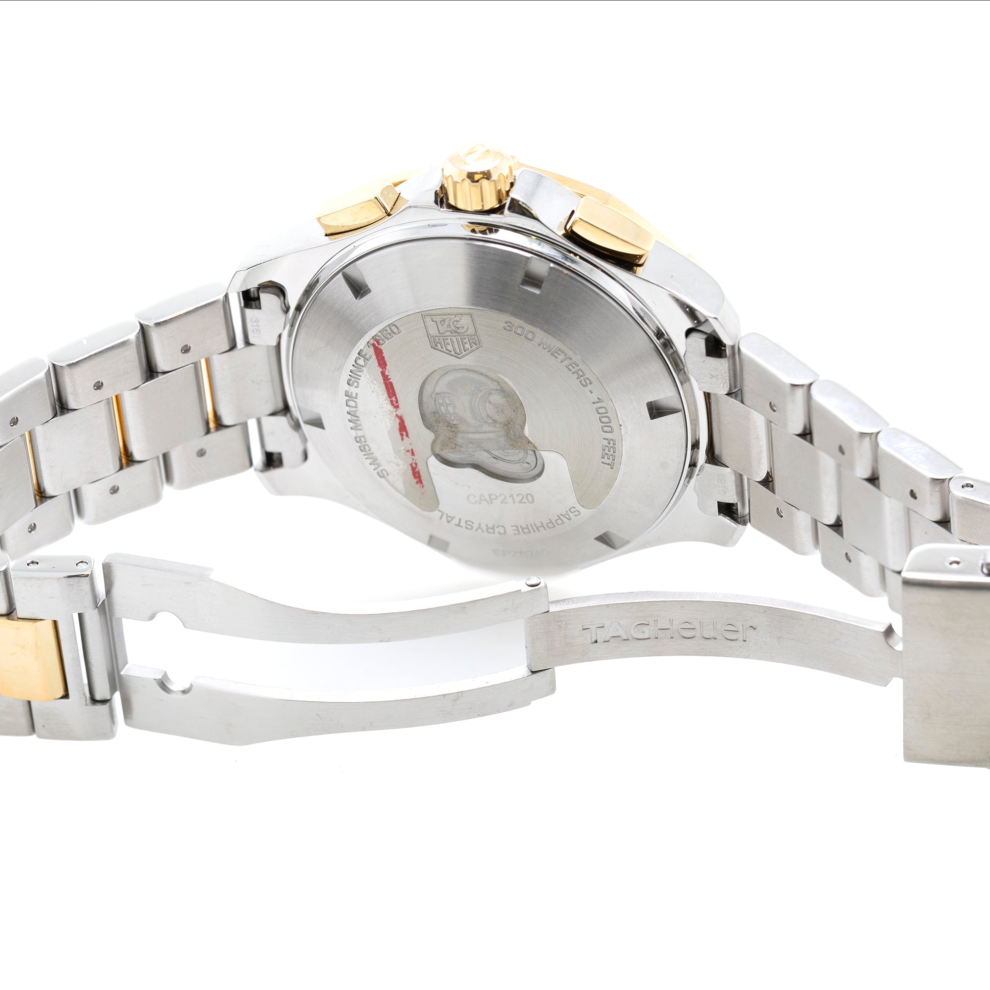 Tag Heuer Two-Tone Aquaracer Automatic Chronograph Watch