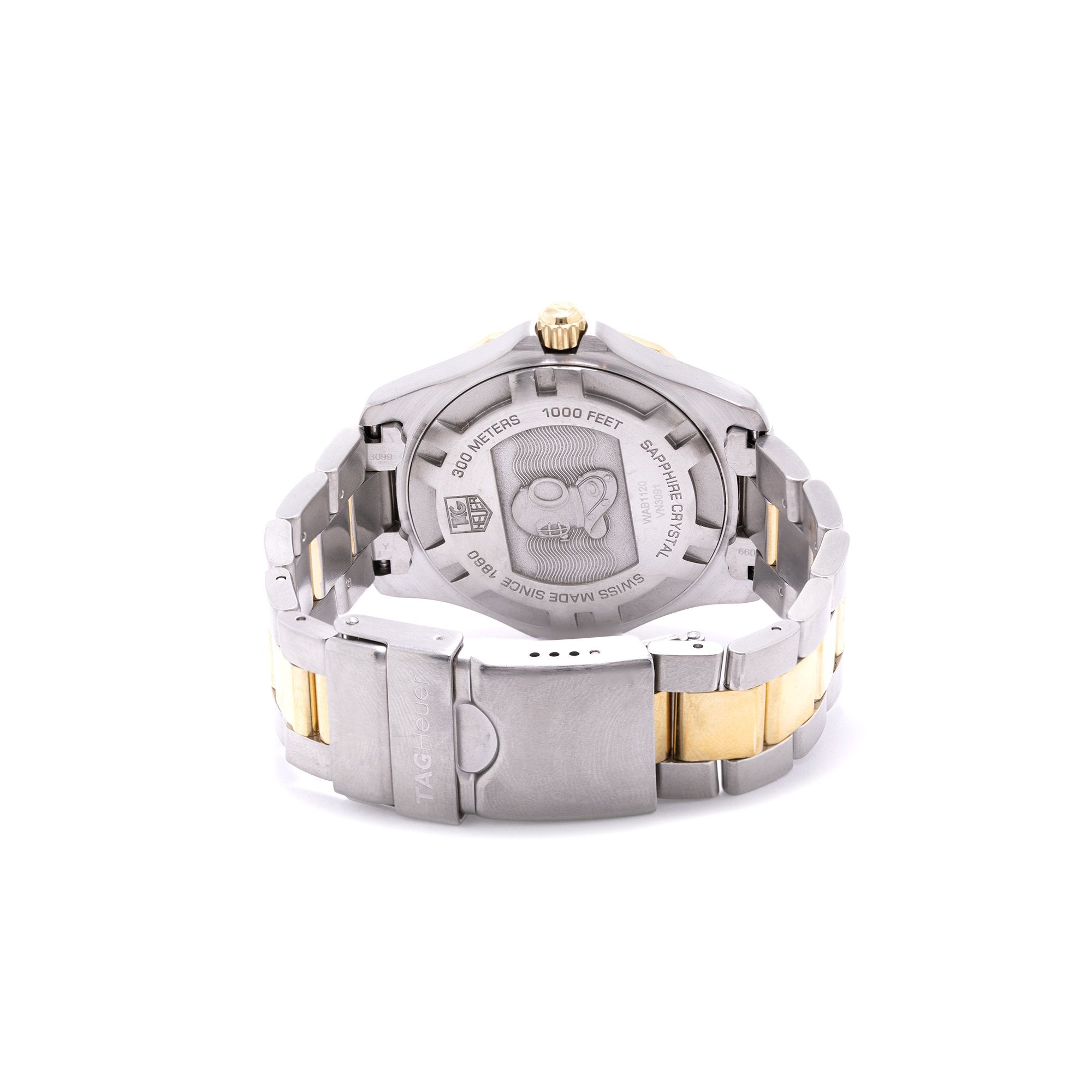 Tag Heuer Two-Tone Aquaracer Watch w/ Box