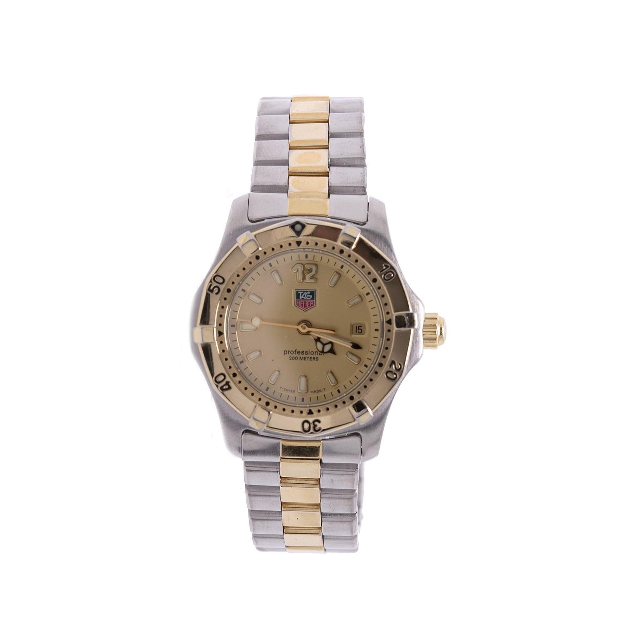 Tag Heuer Two-Tone Professional Watch