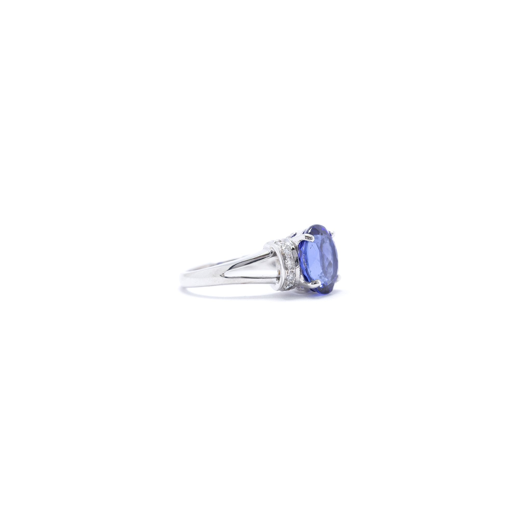 Tanzanite & Diamond Cocktail Ring