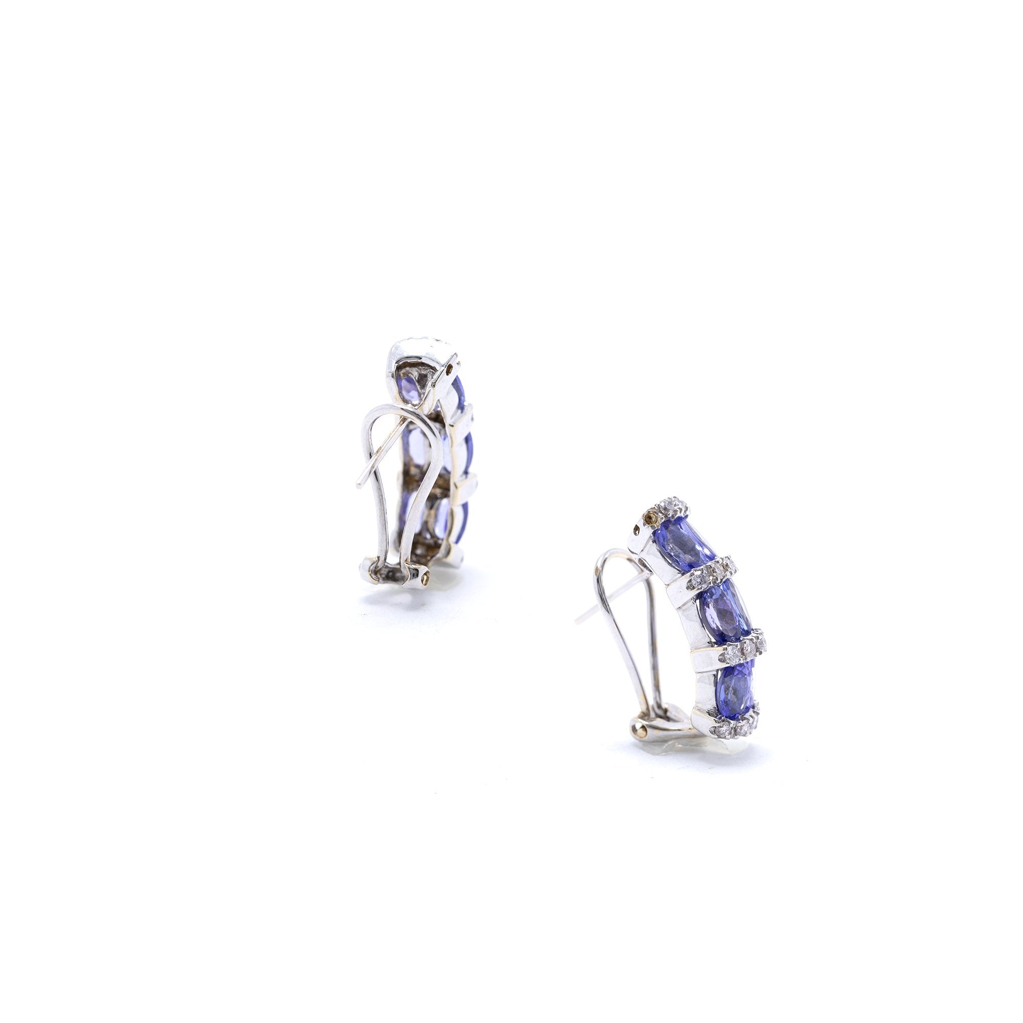 Tanzanite and Diamond Earrings