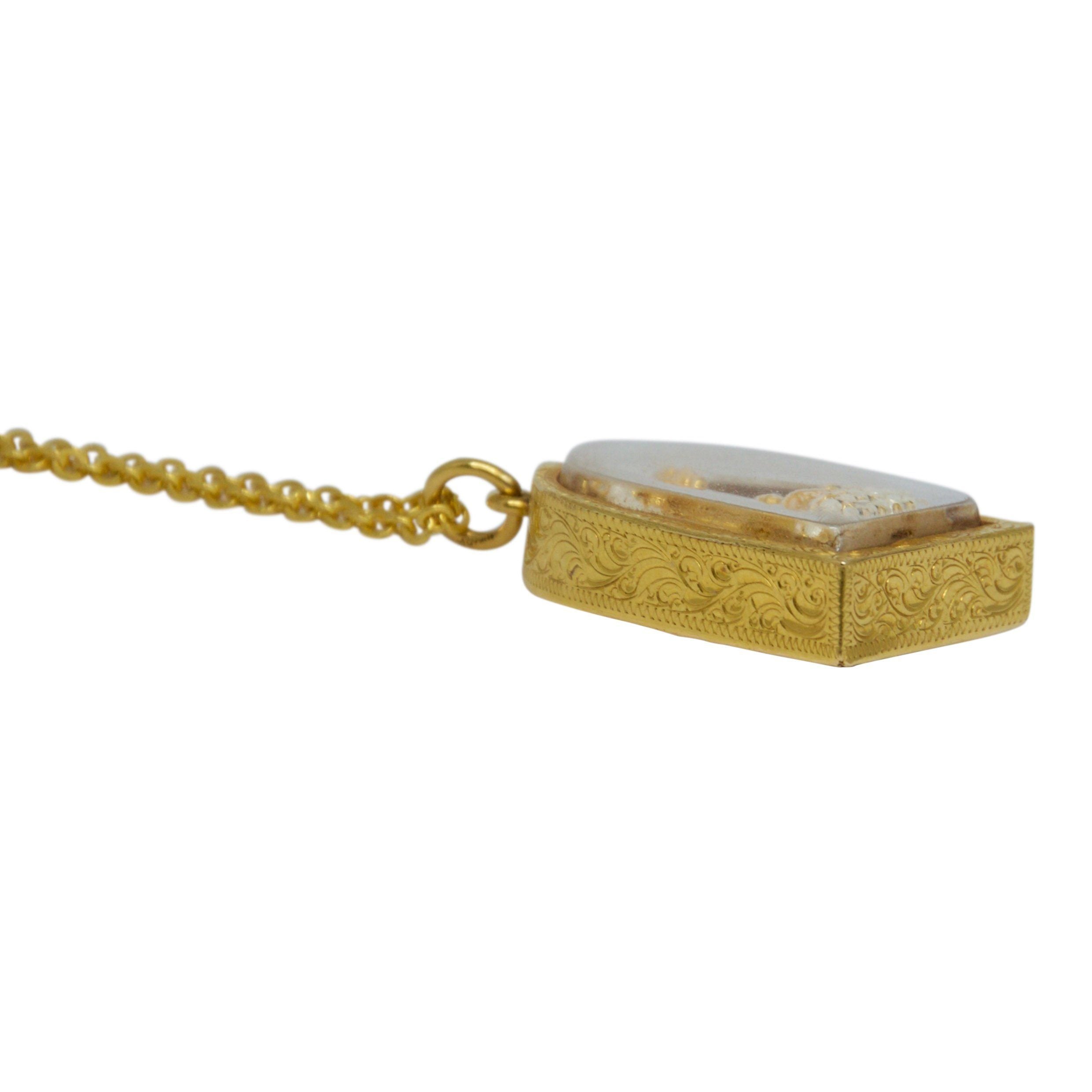 Thai Religious Idol Pendant Necklace