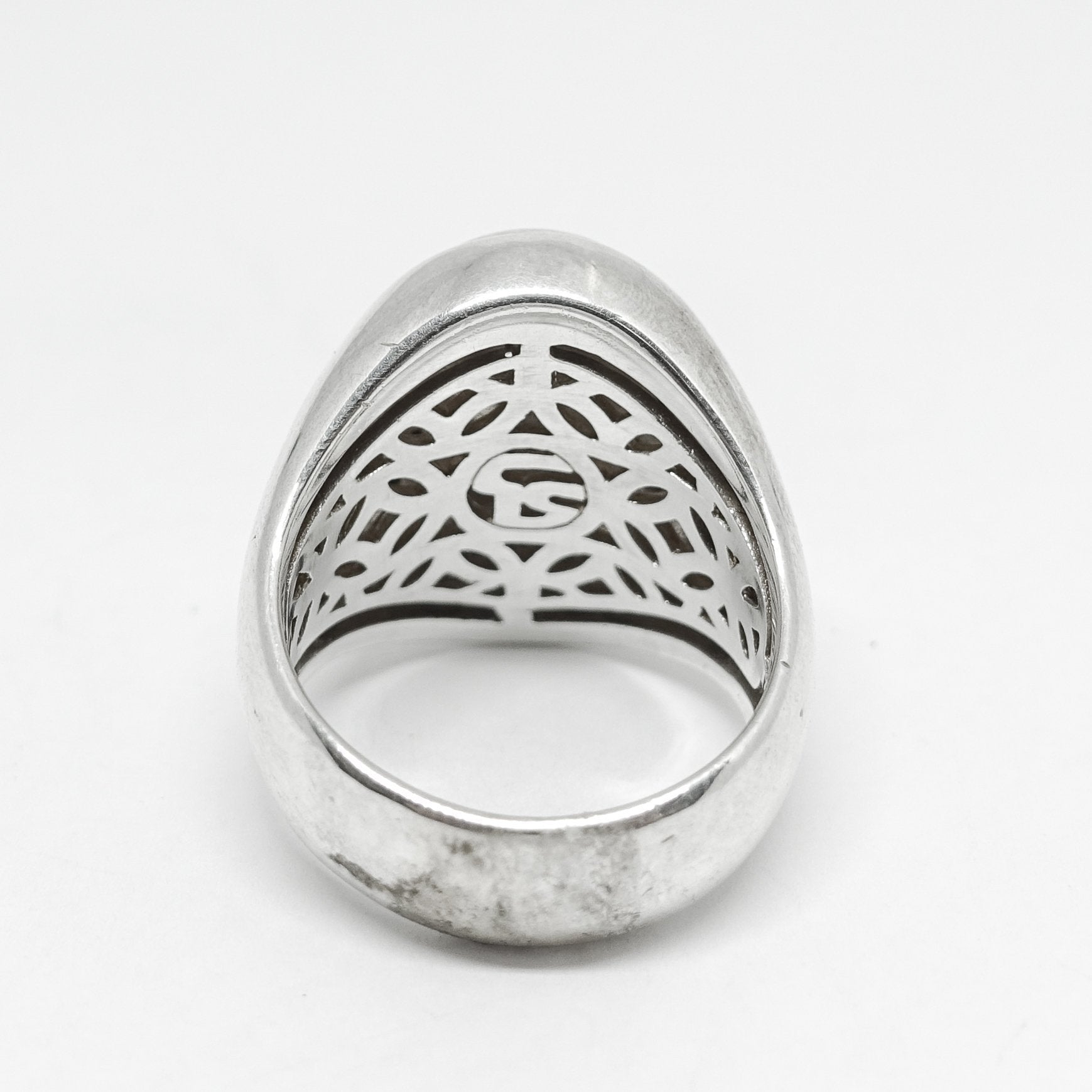Thomas Sabo Rebel at Heart "œKnot" Ring in Sterling Silver with Black CZ