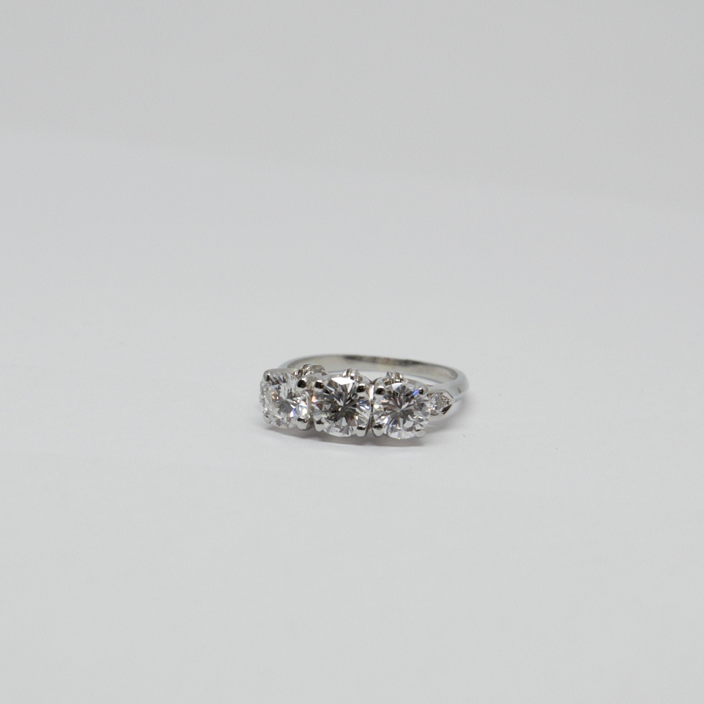 Three Stone Diamond Ring