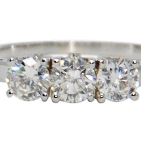 Three Stone Diamond Ring
