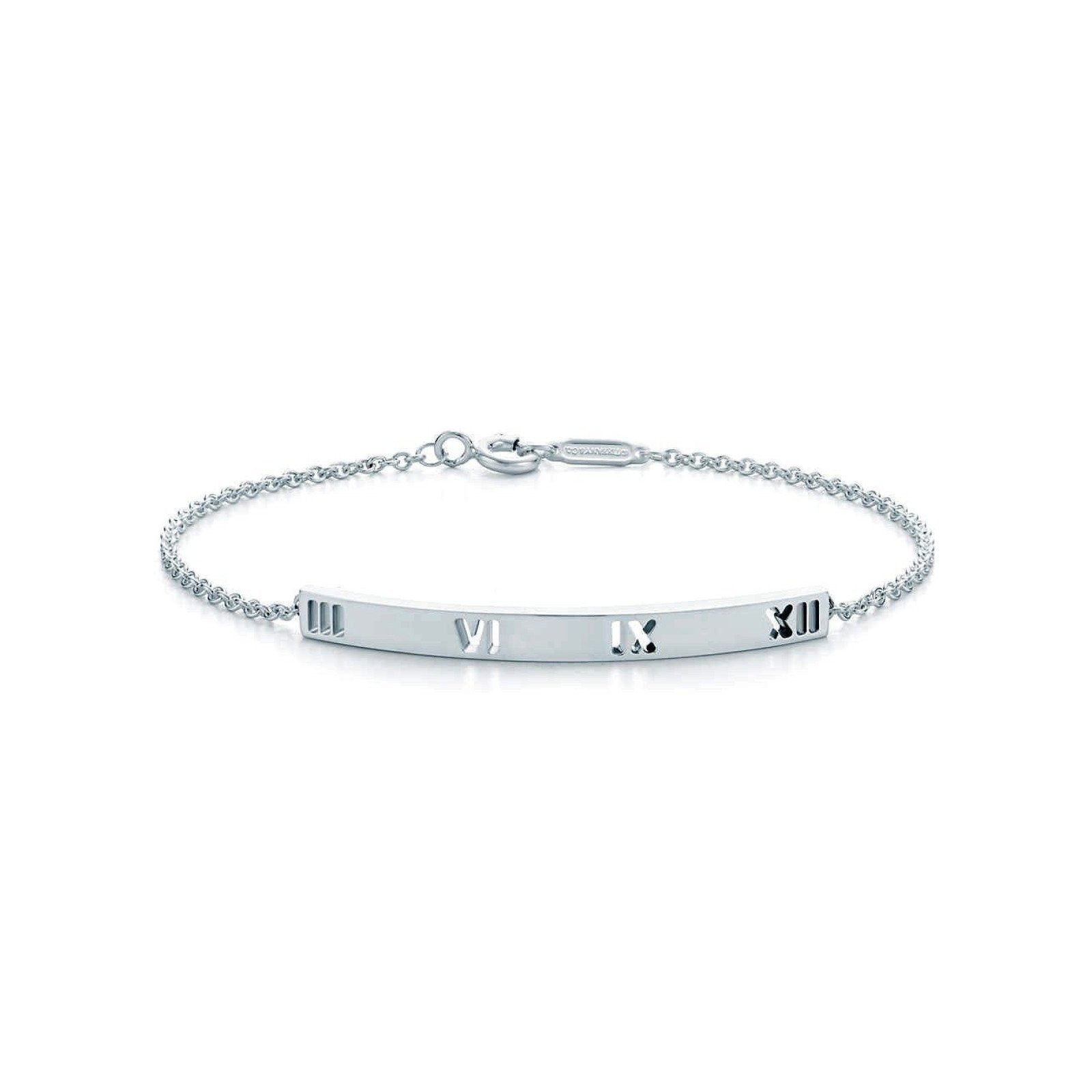 Tiffany & Co Atlas Bar Bracelet in Sterling Silver