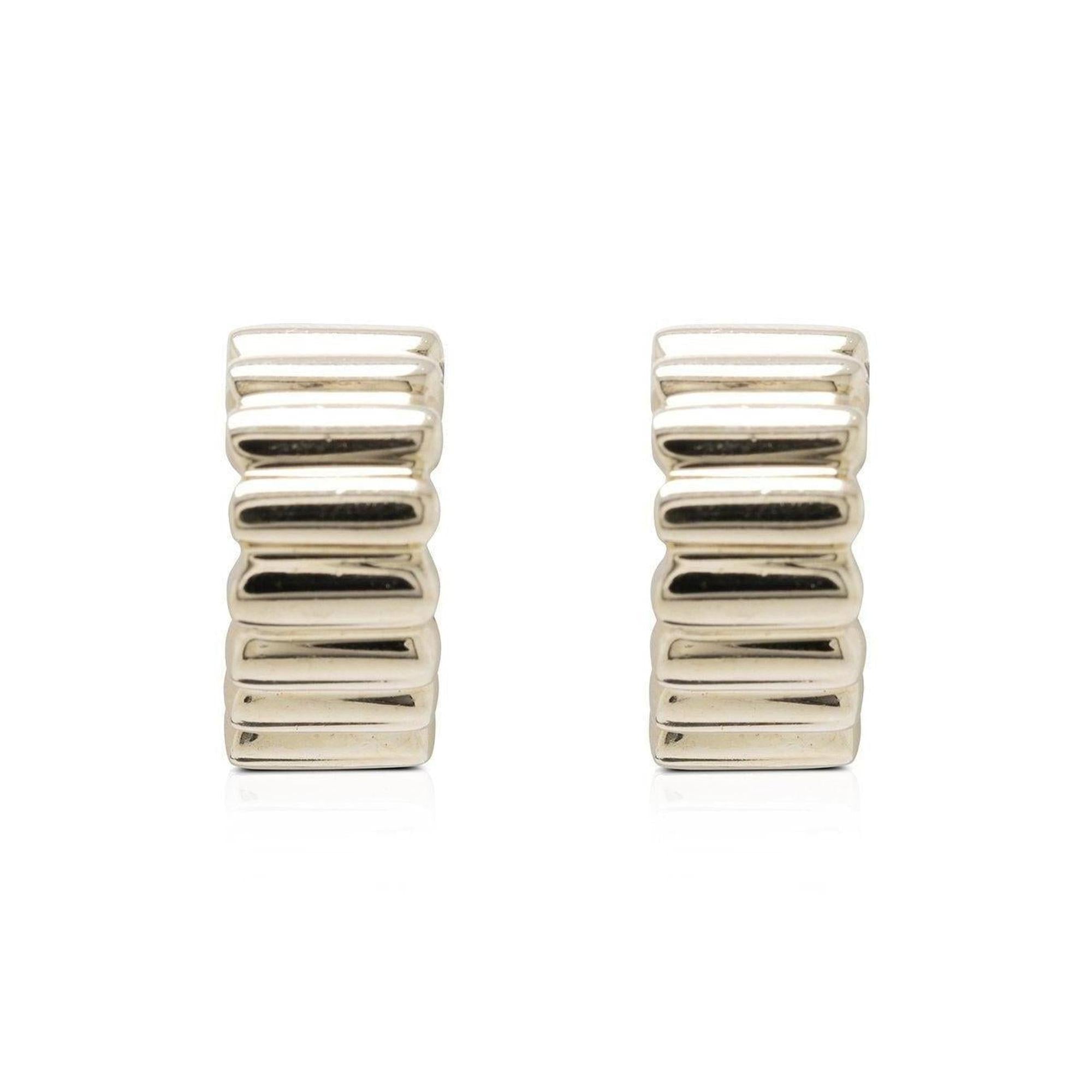 Tiffany & Co. 14k Gold Vintage Huggie Clip-On Earrings
