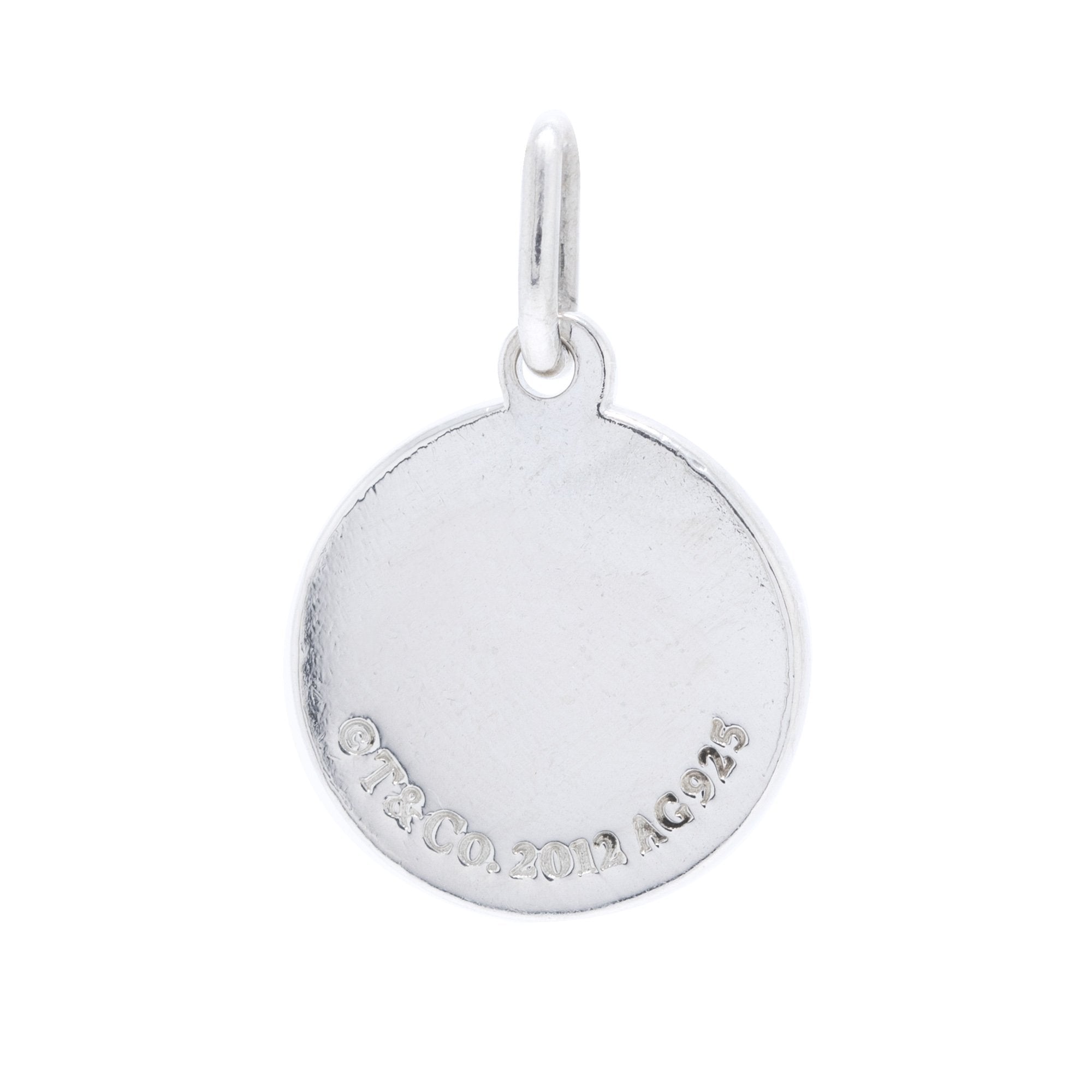 Tiffany & Co. 175th Anniversary Round Disc Charm