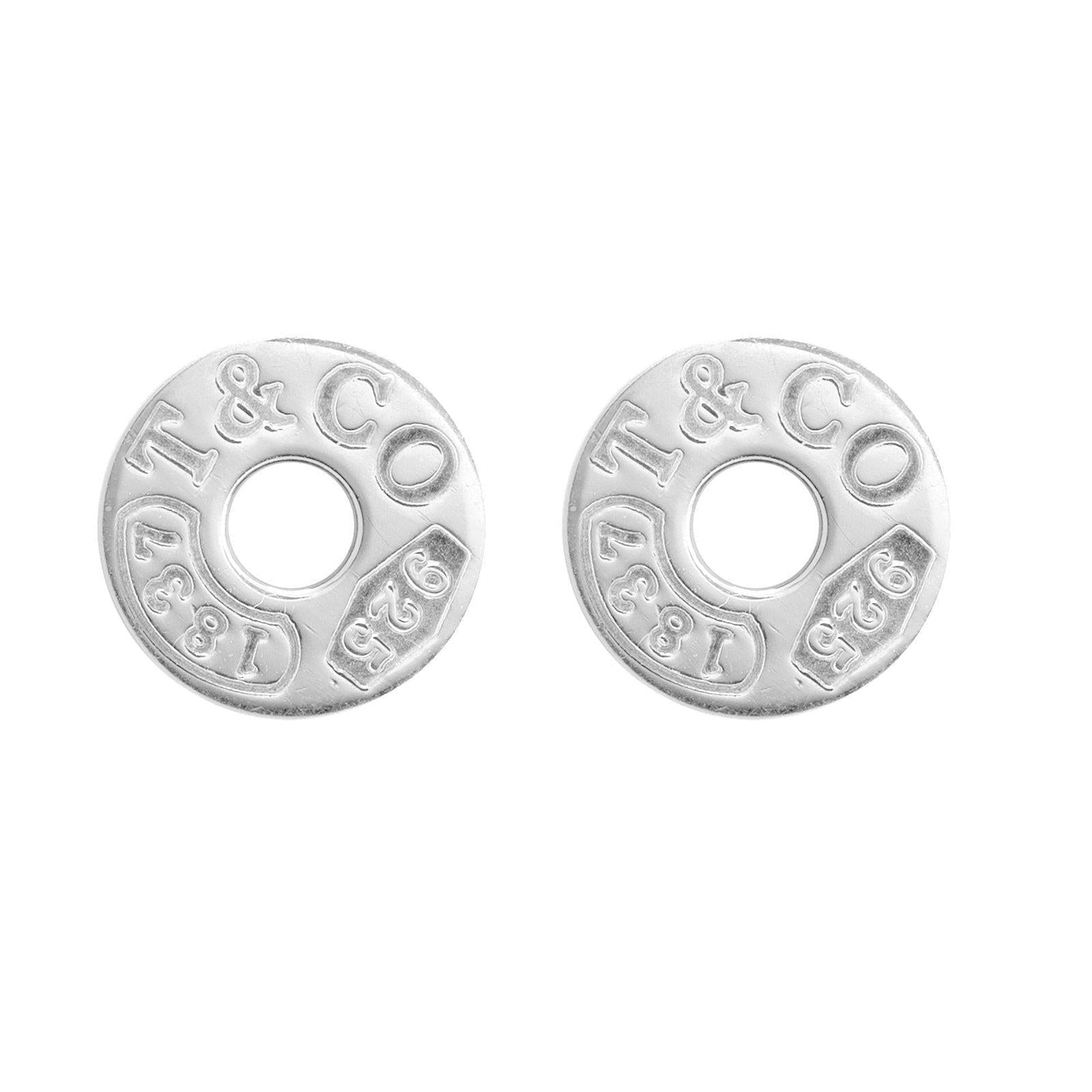 Tiffany & Co. 1837 Circle Earrings