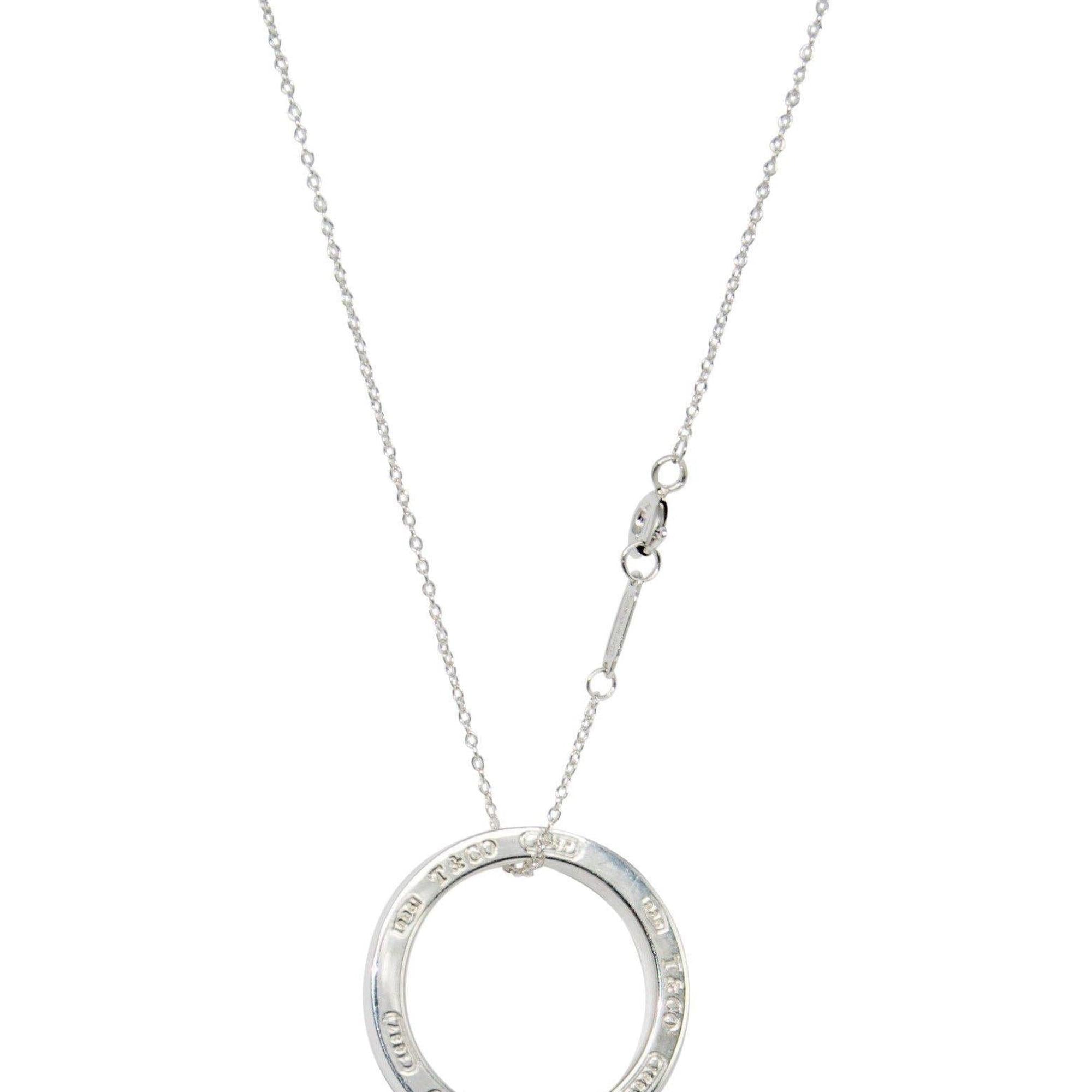 Tiffany & Co. 1837 Circle Large Pendant Necklace