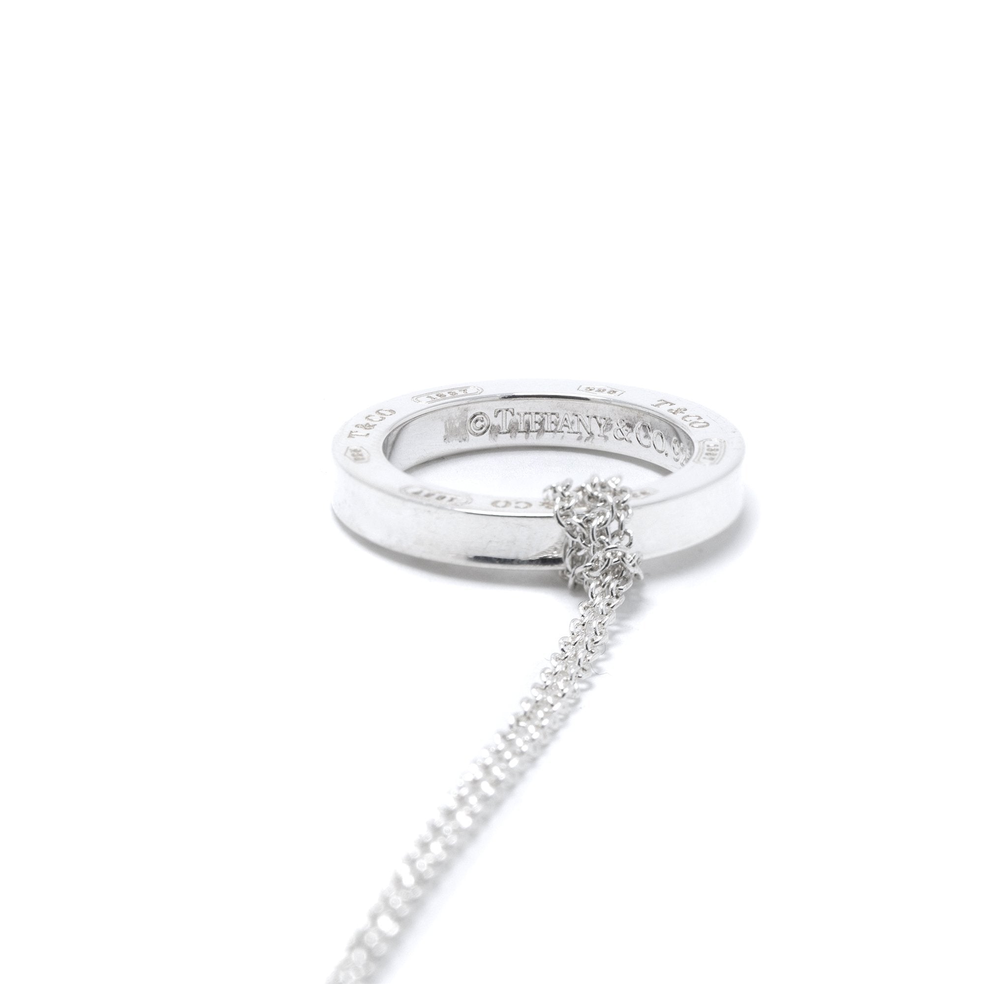 Tiffany & Co. 1837 Circle Pendant Necklace