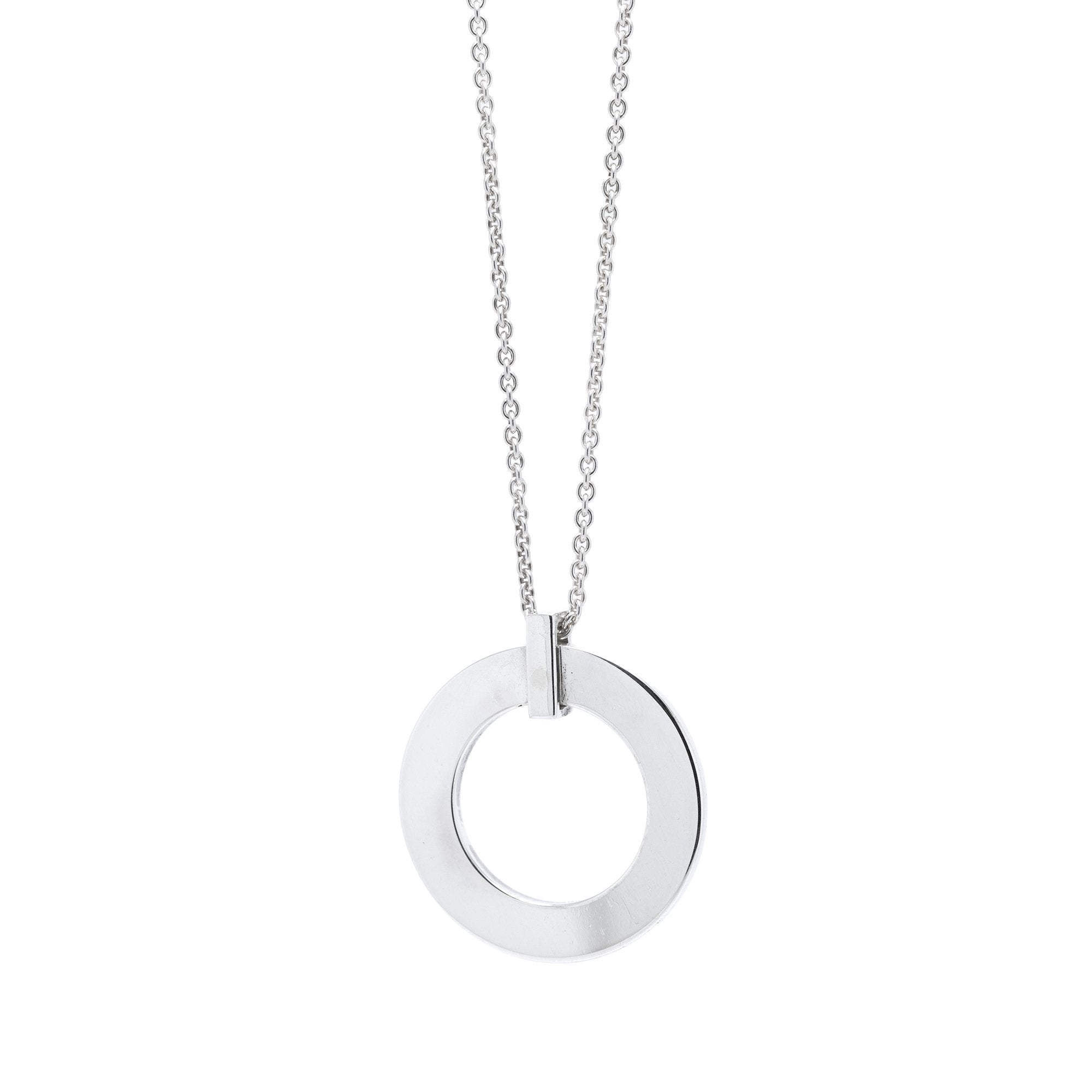 Tiffany & Co. 1837 Circle Pendant Necklace