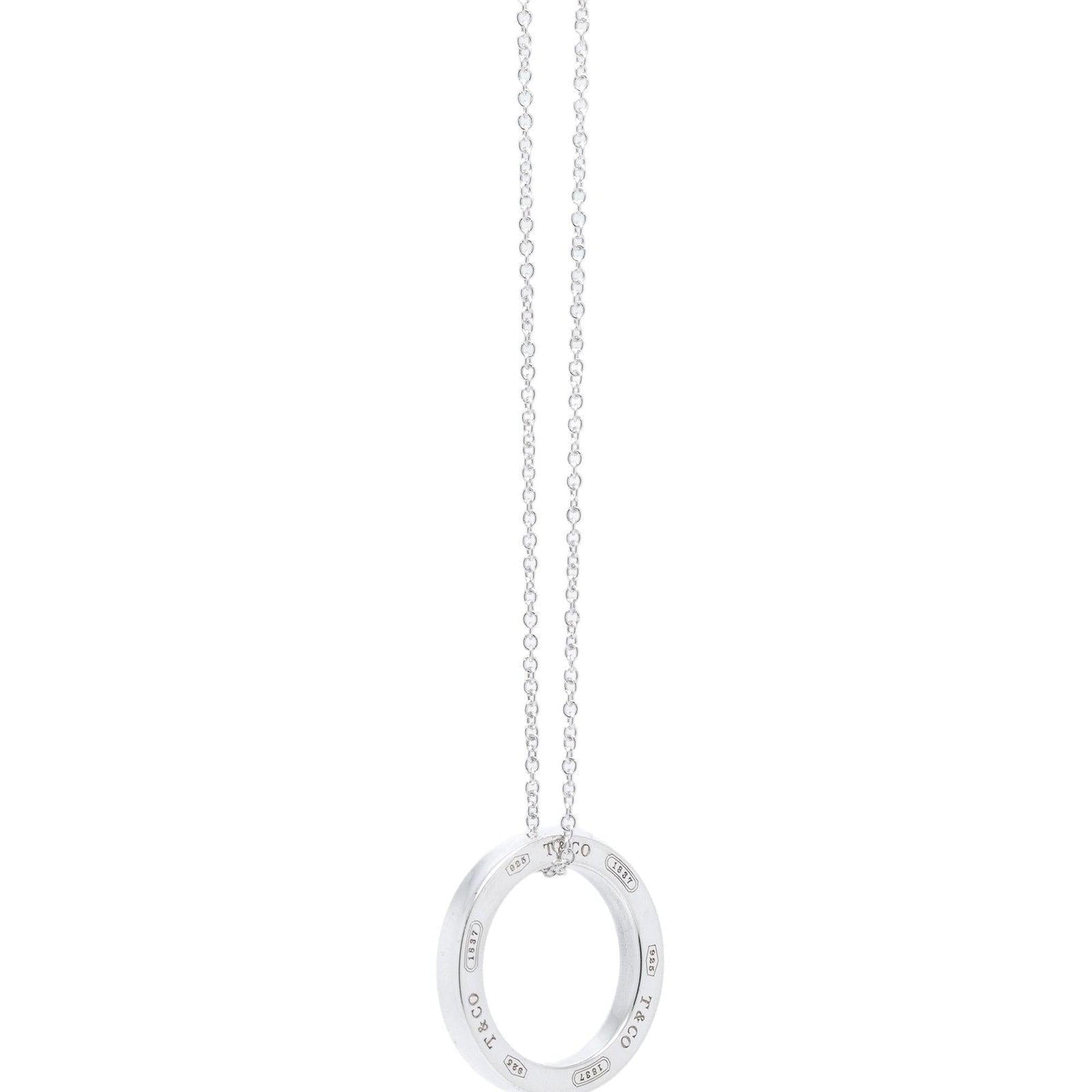 Tiffany & Co. 1837 Circle Pendant Necklace