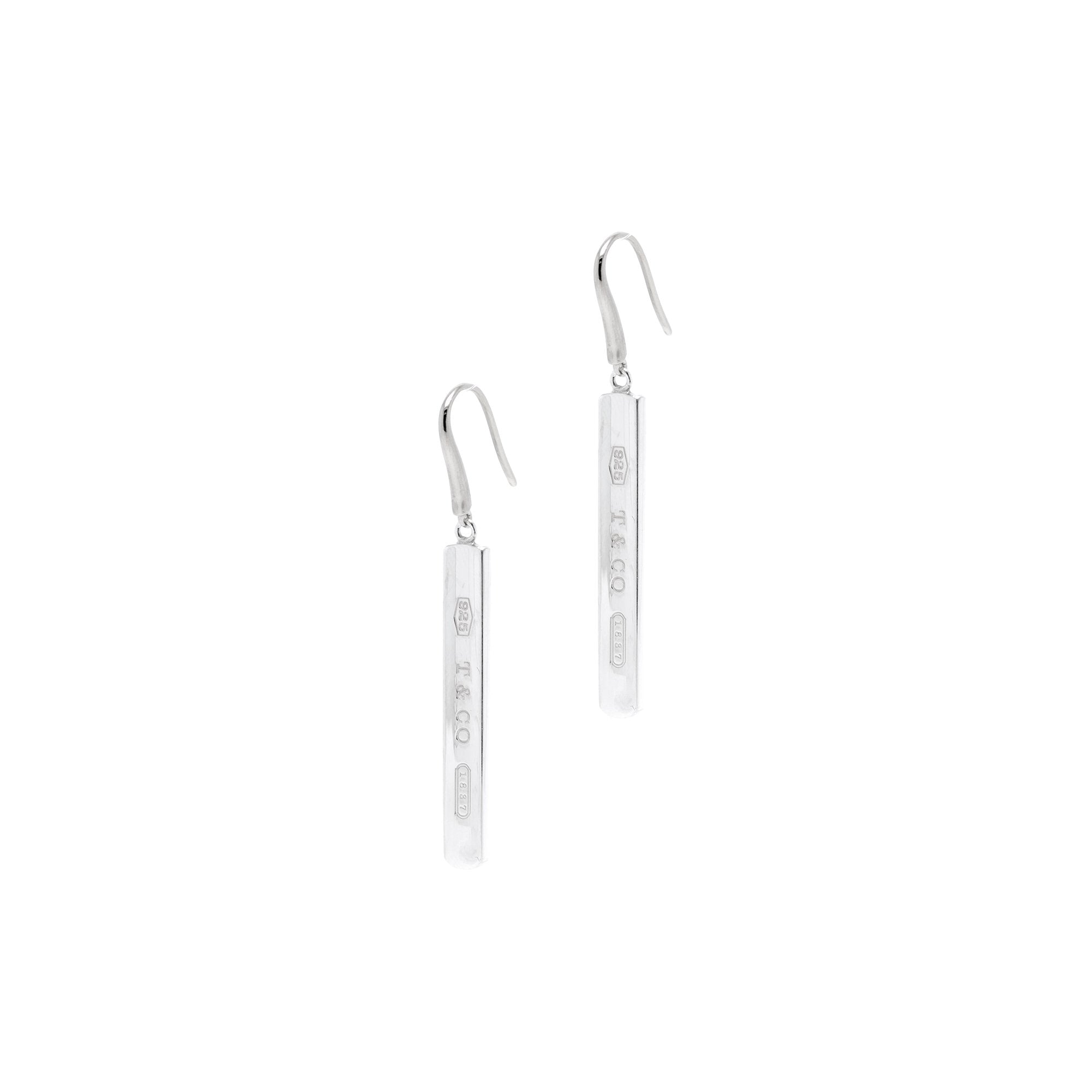 Tiffany & Co. 1837 Drop Bar Earrings